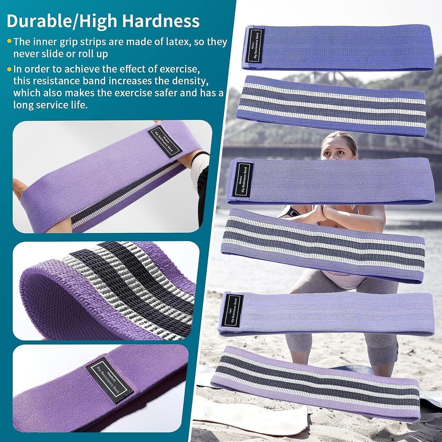 Buy Portable Resistance Bands Set - 3 Levels Non-Slip Exercise Loops for  Legs Hips & Home Gym - Ideal for Yoga & Pilates - International Shipping  Available | Buy Now with Express