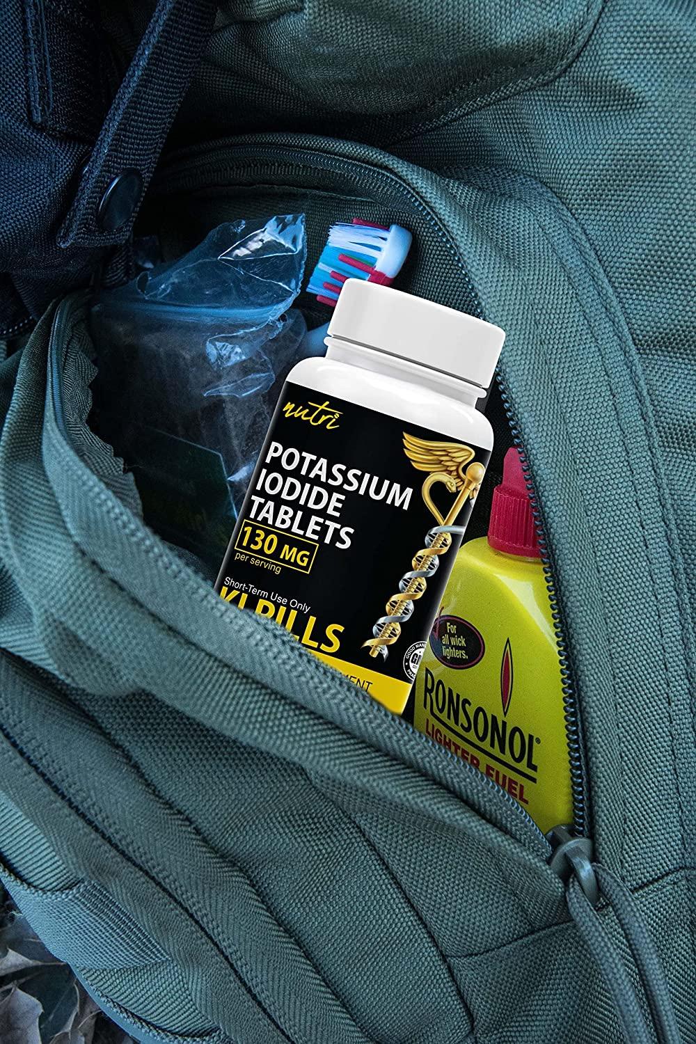 Potassium Iodide Radiation Tablets 130 mg (2 Pack) (280 Tablets) EXP