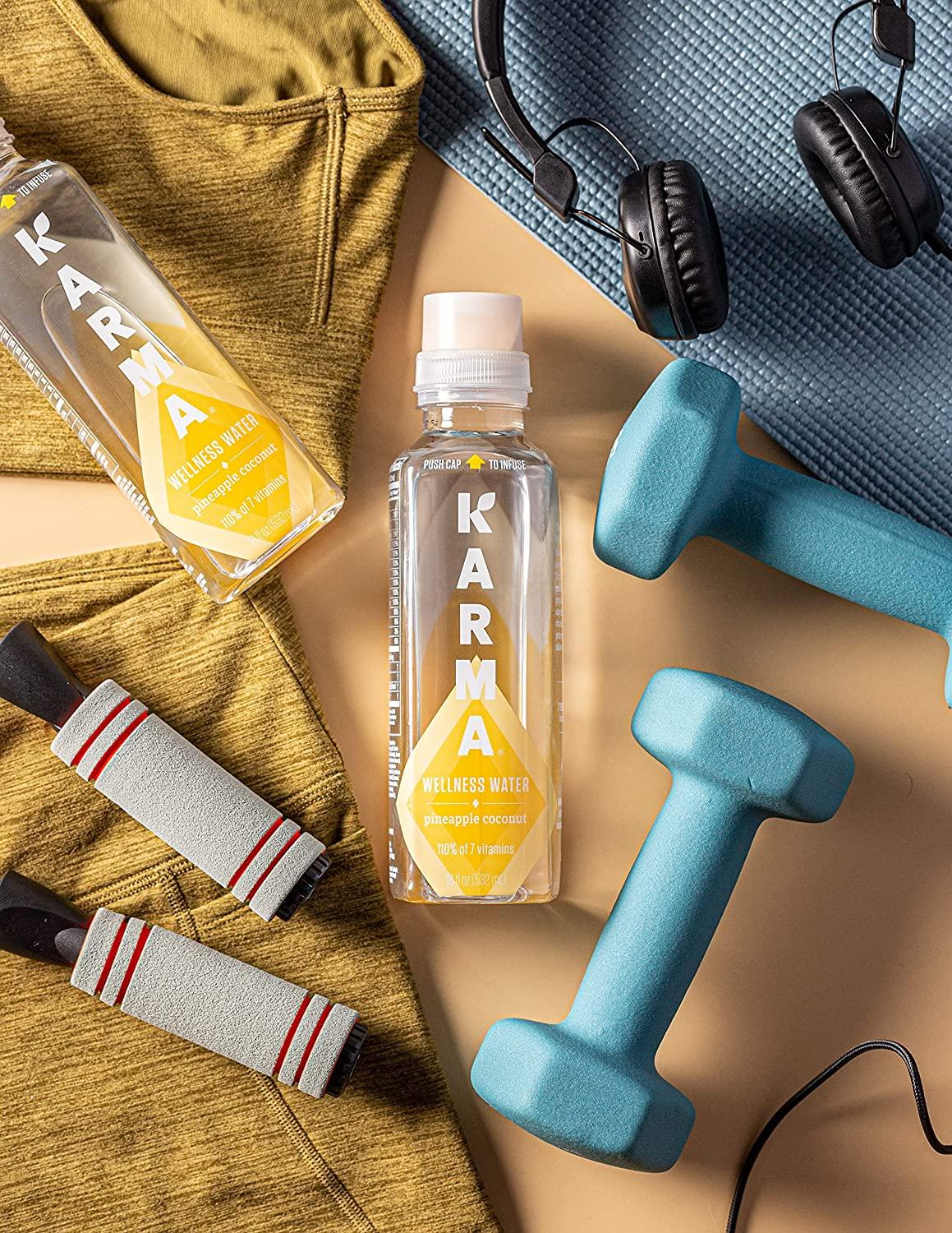 Karma Wellness Pineapple Coconut Flavored Vitamin Water 216 Fl Oz