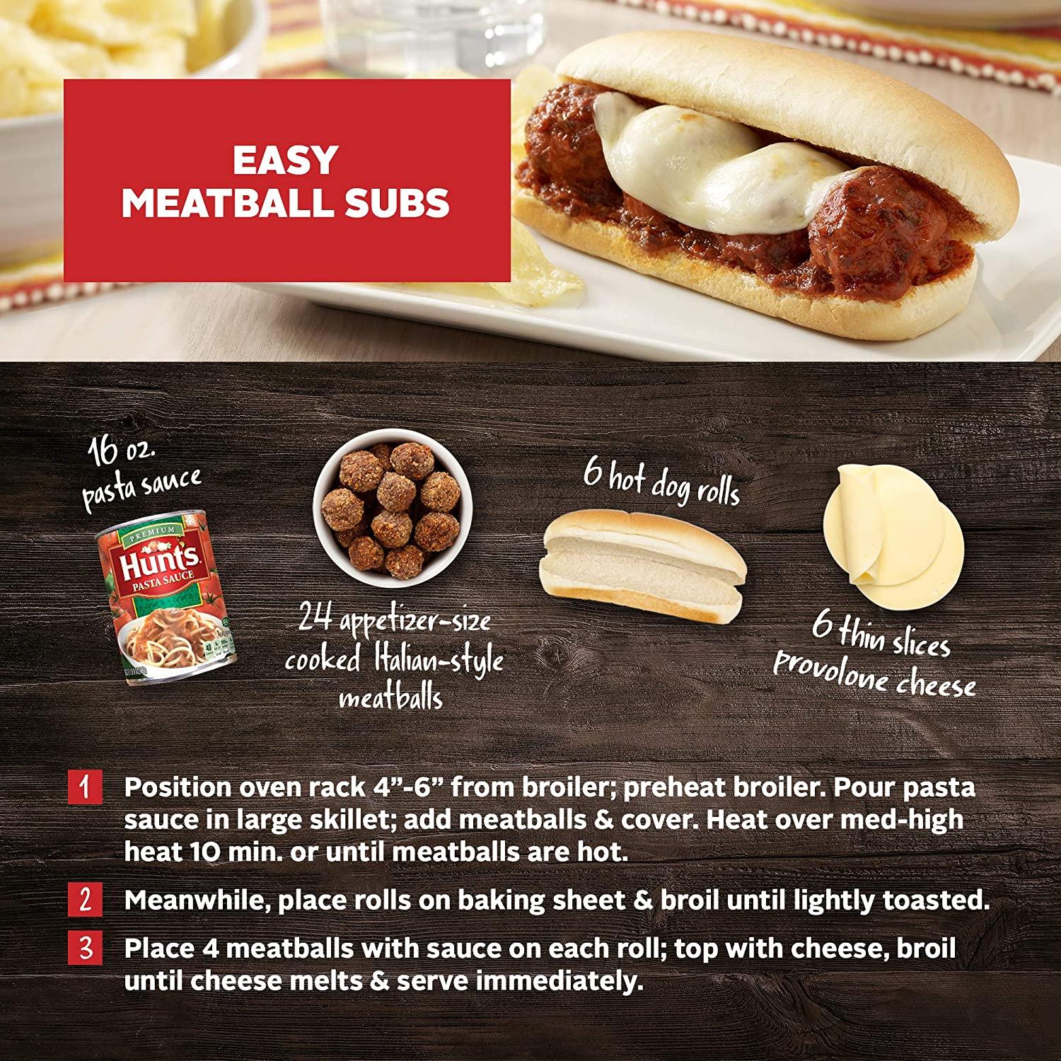 Hunt's Garlic & Herb Pasta Sauce 24 oz. Delicious Italian Flavors for Your Favorite Pasta Dishes