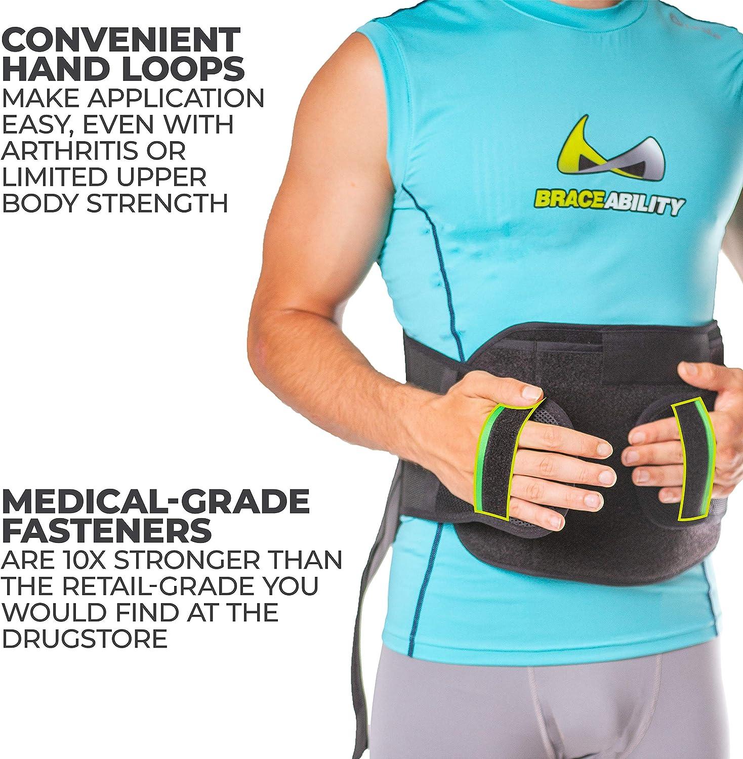 BraceAbility LSO Back Brace for Herniated Degenerative & Bulging Disc