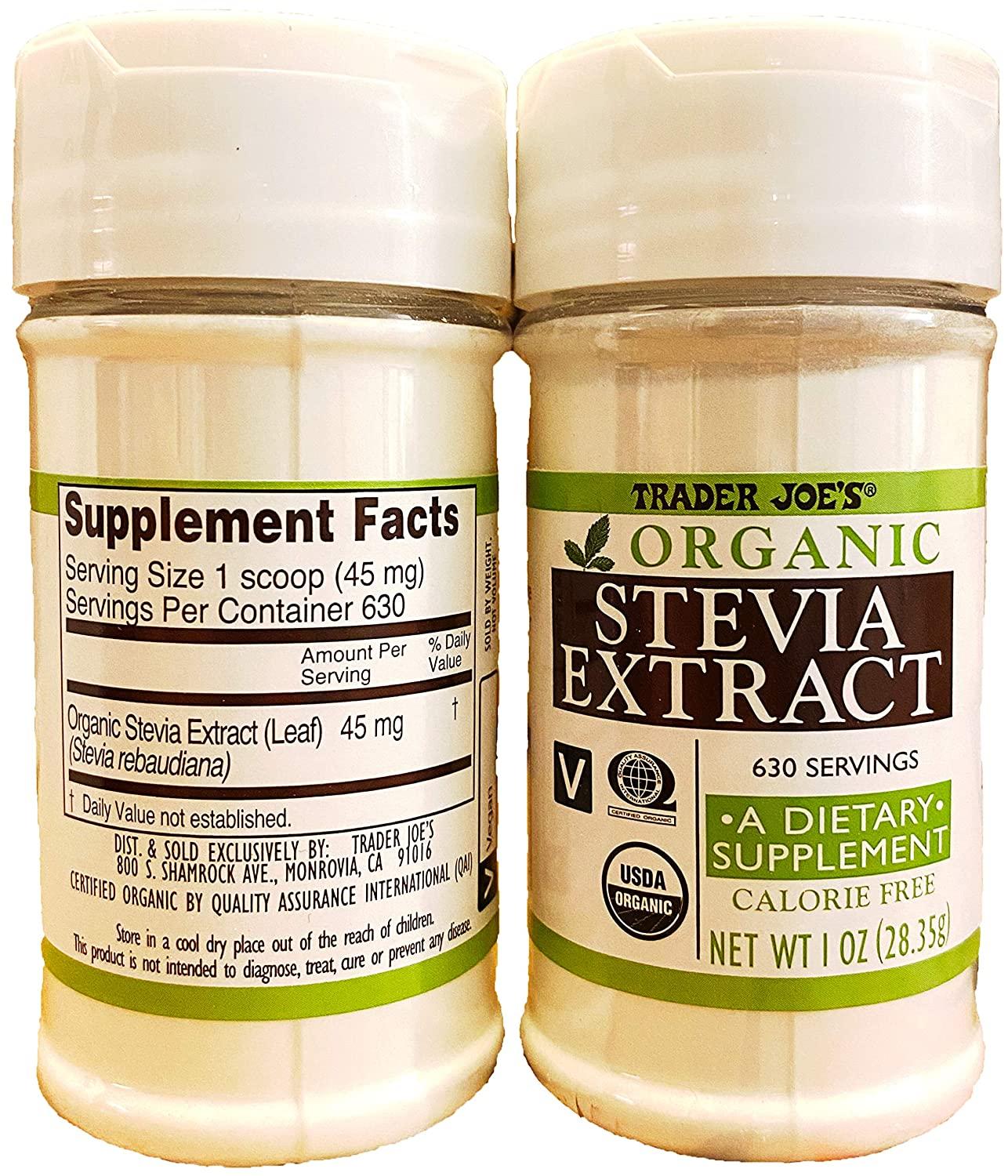 TRADER JOES Stevia Extract 2 Pack