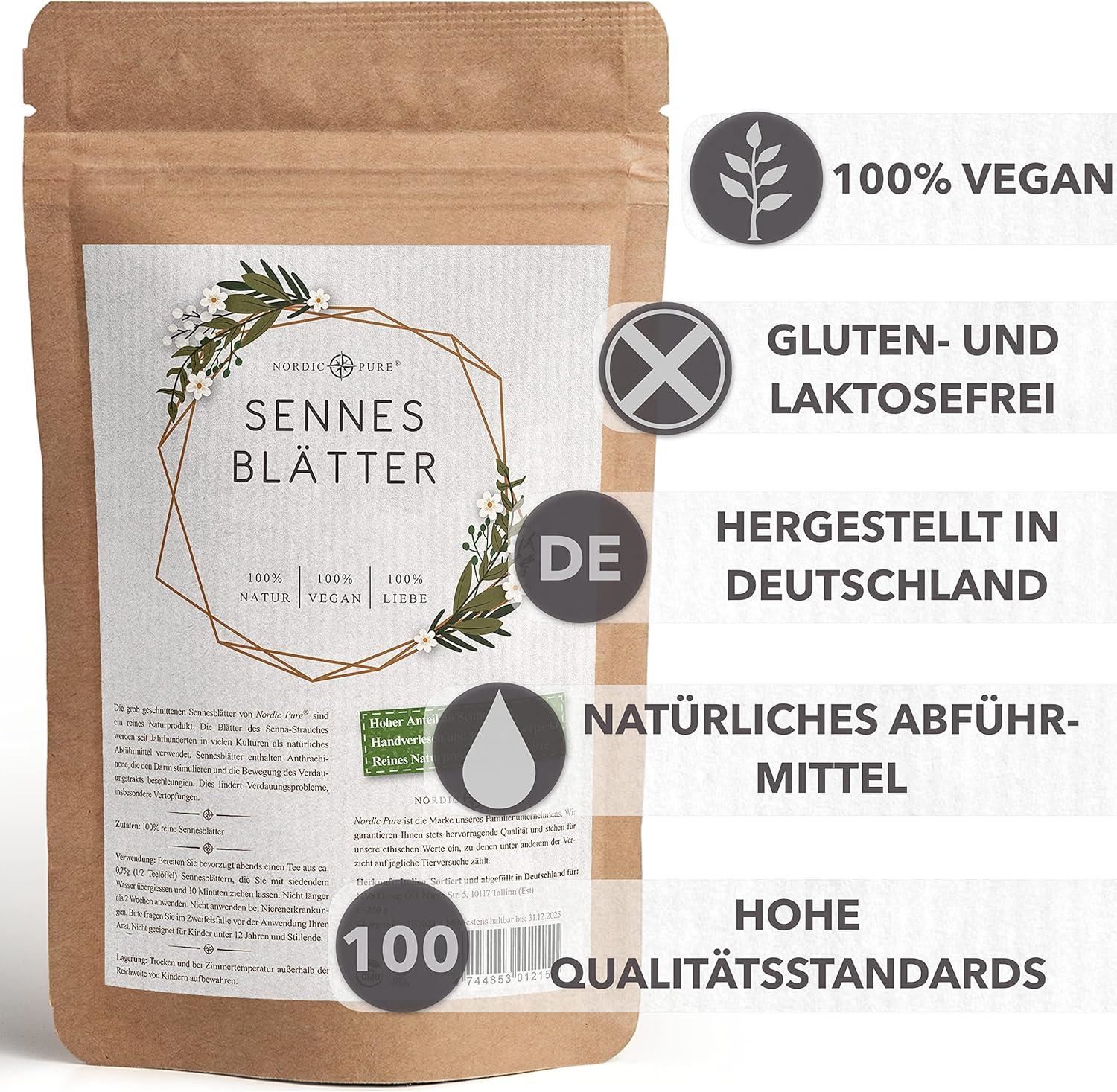Senna Tea Laxative - 250g Cut & Cleaned Senna Leaves | Natural Laxative ...