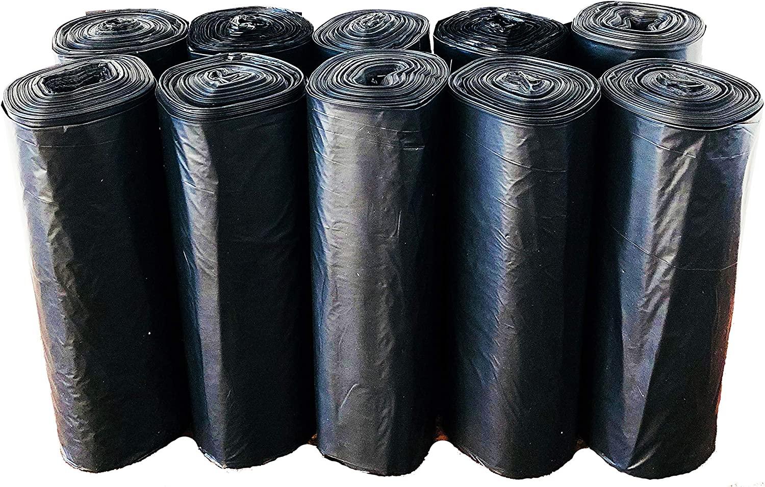 33 Gallon Garbage Bags Xtra Heavy Duty Liners - Black, 23X10X39 up to  100/Cs