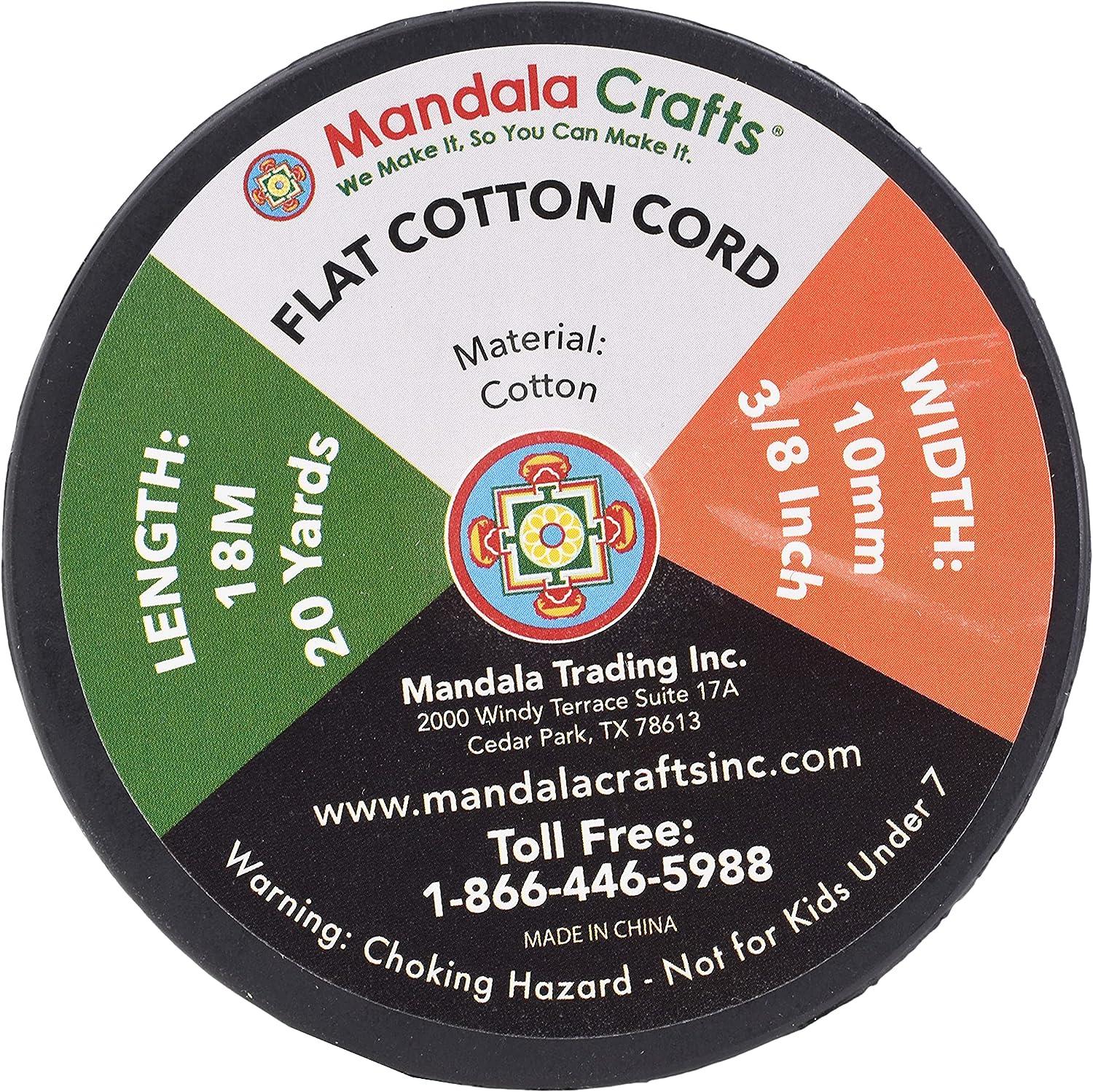 Mandala Crafts Green Flat Drawstring Cord Drawstring Replacement, 1/2 inch 12mm 20 yds Green Soft Drawstring Cotton Draw Cord Hoodie Sweatpants
