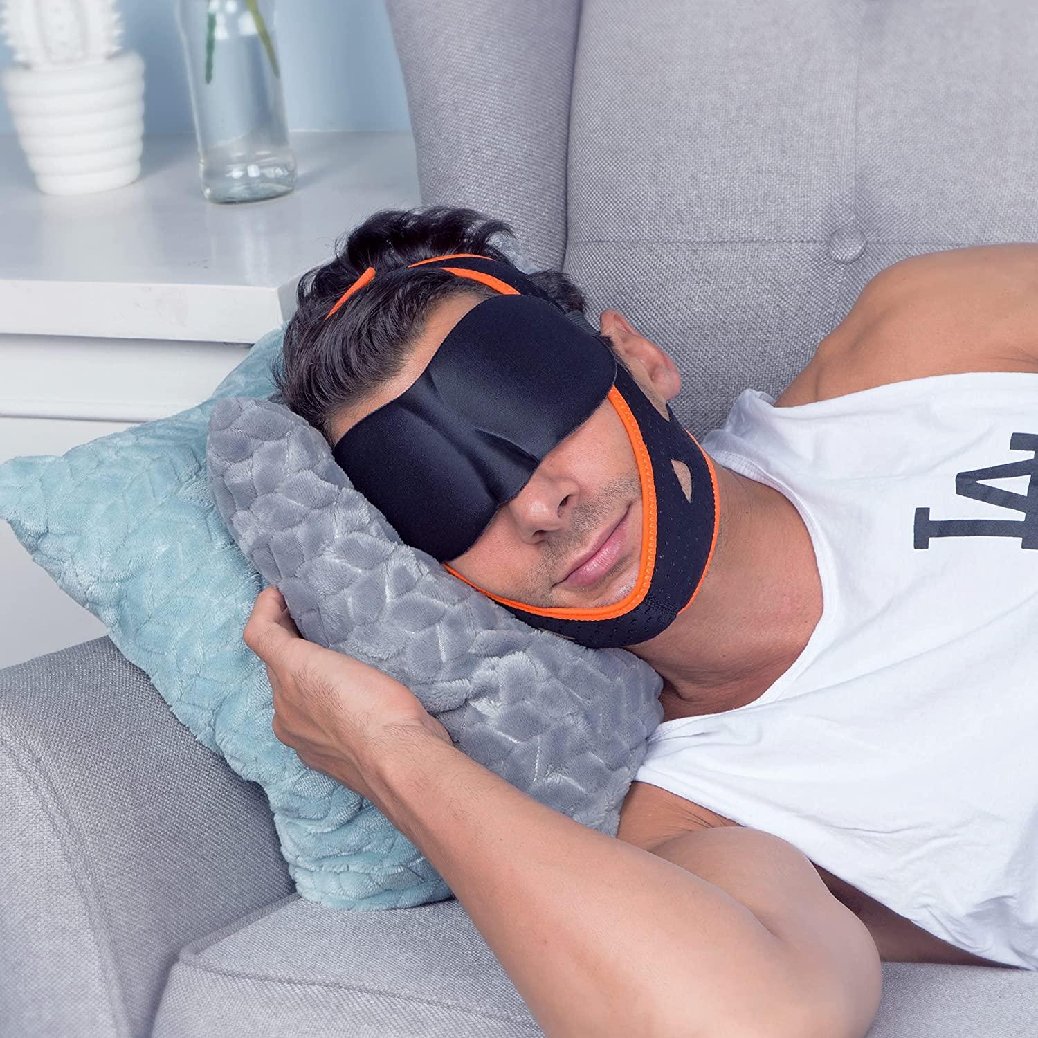 Anti Snoring Chin Strap for CPAP Users and Mouth Breathers Ultra Soft