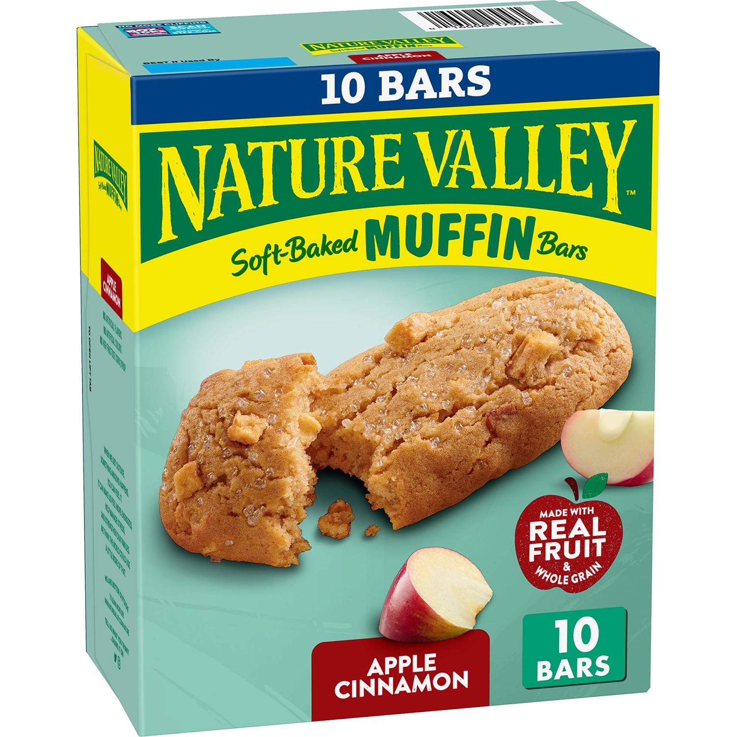 Nature Valley Soft-Baked Muffin Bars Apple Cinnamon 12.4 oz - 10 ct ...