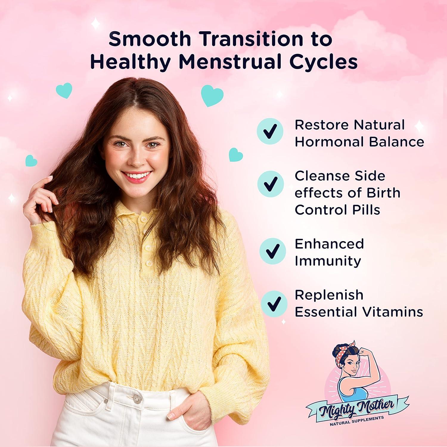 Mighty Mother Birth Control Cleanse Capsules Fertility Supplement 60