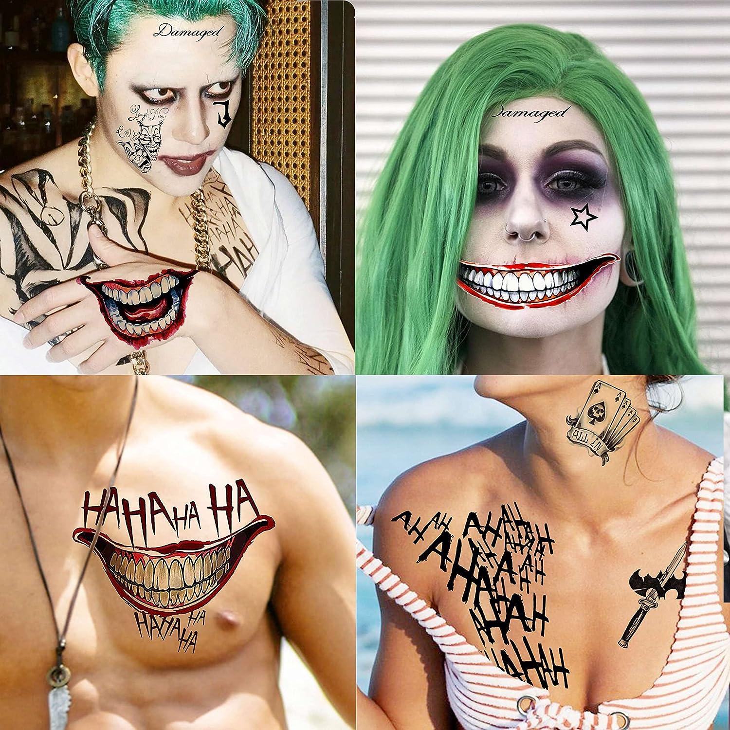Gangster Joker Tattoo Designs