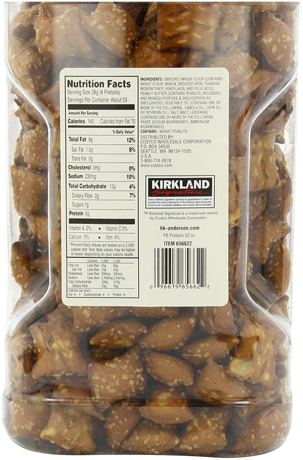 Kirkland Signature Peanut Butter Pretzel, Ounce 3 X 52