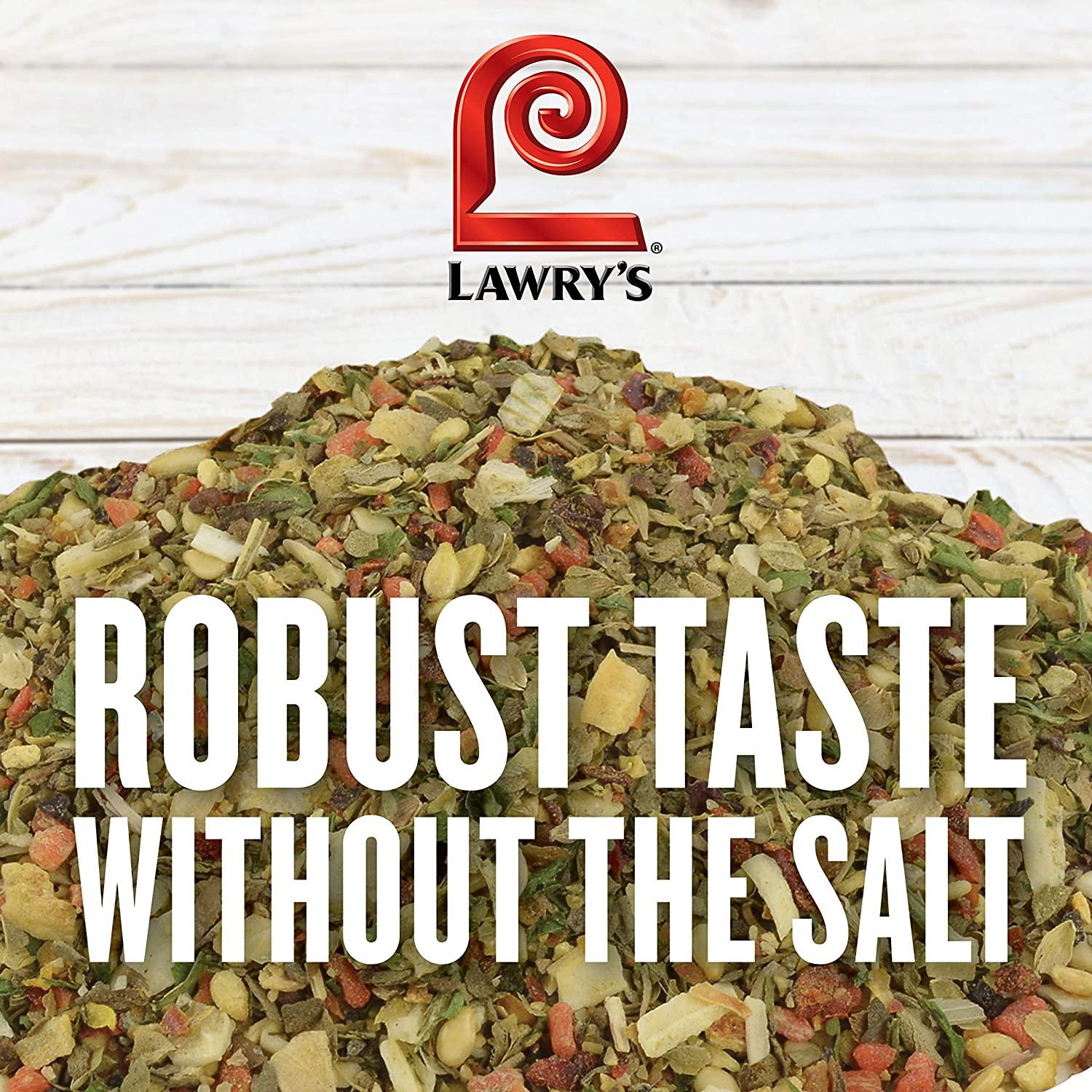 Lawry's Salt Free 17 Seasoning, 10 oz - One 10 Ounce Container of 17  Seasoning Spice Blend Including Toasted Sesame Seeds, Turmeric, Basil and  Red
