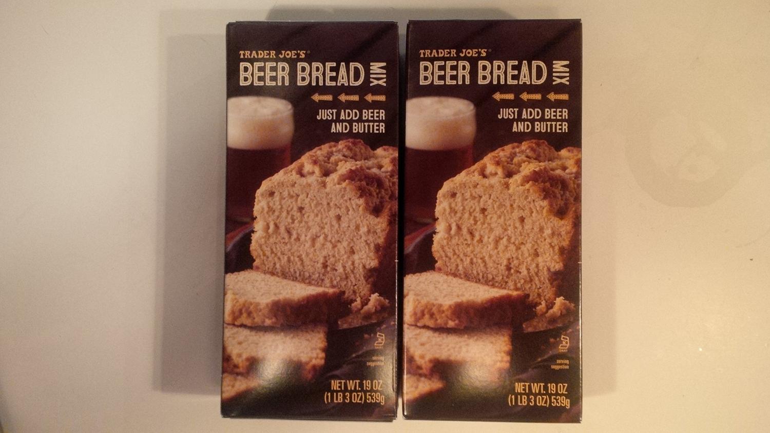 Trader Joe's Beer Bread Mix (2 Pack) Delicious and Easy Homemade Bread