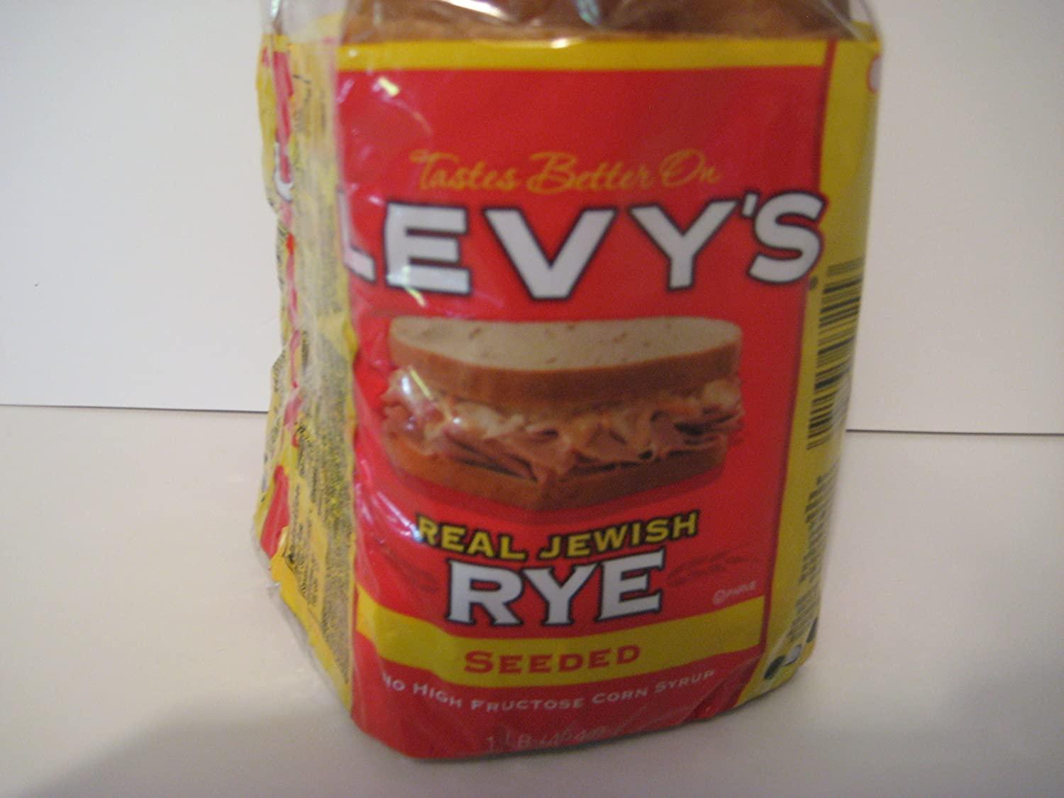 Levy's Real Jewish Rye Seeded Bread, 1 Pound!