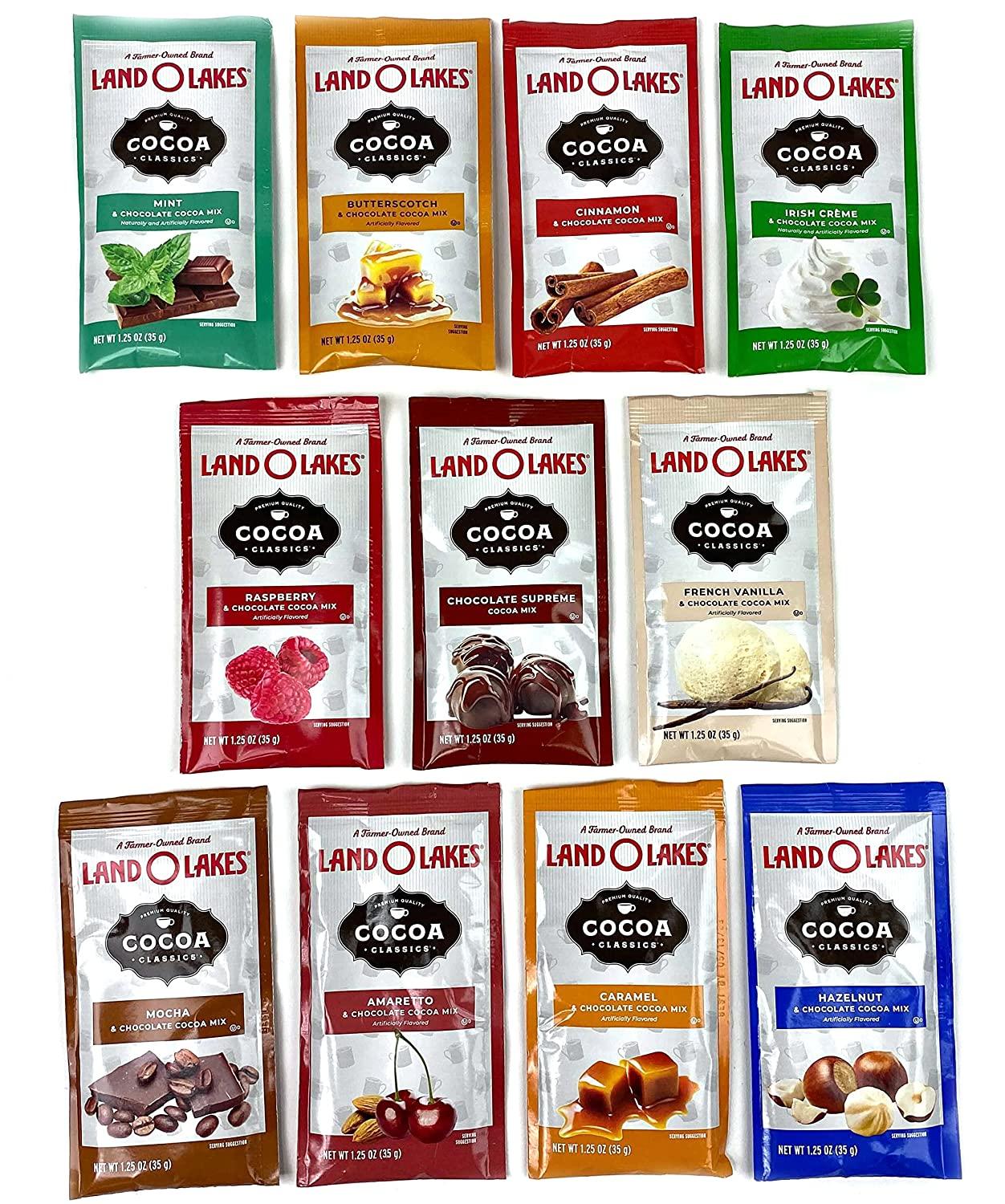 Land O Lakes Cocoa Classics Hot Cocoa Mix 11Flavor Variety One 1.25