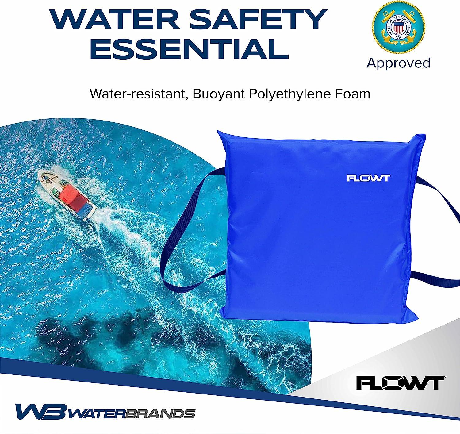 Flowt 40101 Type IV USCG Approved Throwable Floatation Foam Cushion