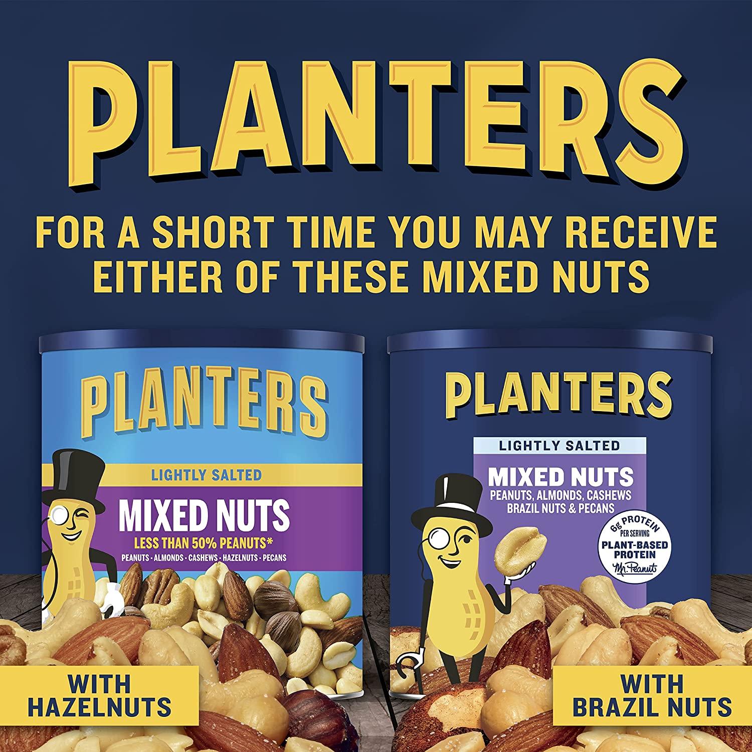 Planters Lightly Salted Mixed Nuts 15 oz Can