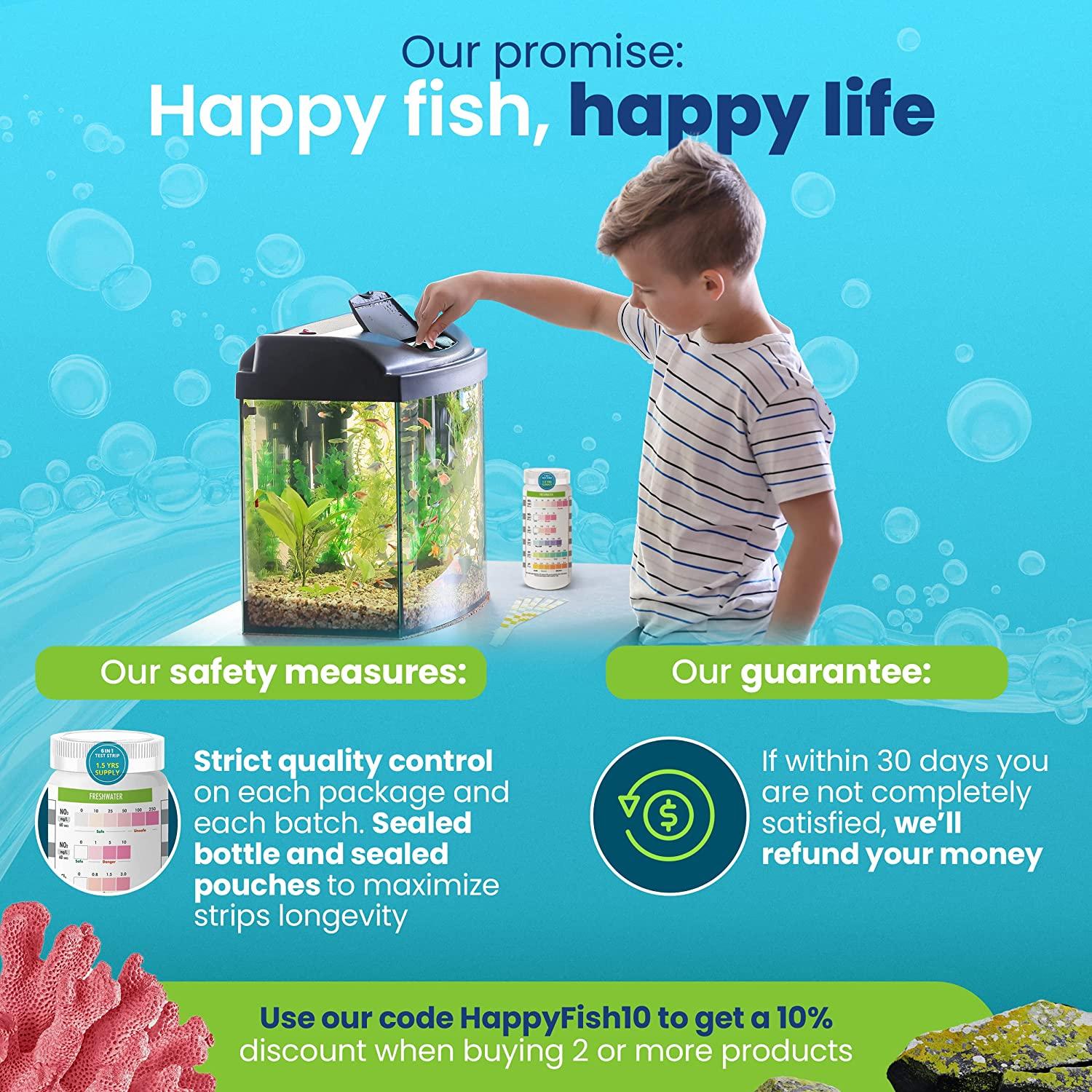 6 in 1 Aquarium Test Strips Our Accurate Aquarium Water Test Kit