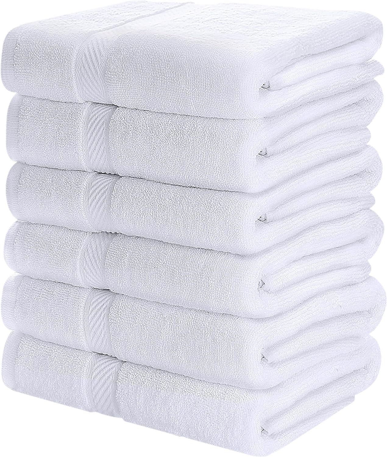 Utopia Towels [6 Pack Bath Towel Set, 100% Ring Spun Cotton (22 x