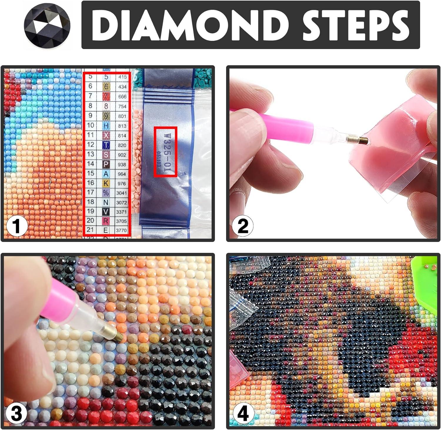 12 Pack Diamond Painting Kits for Adults 5D Diamond Art Kit for