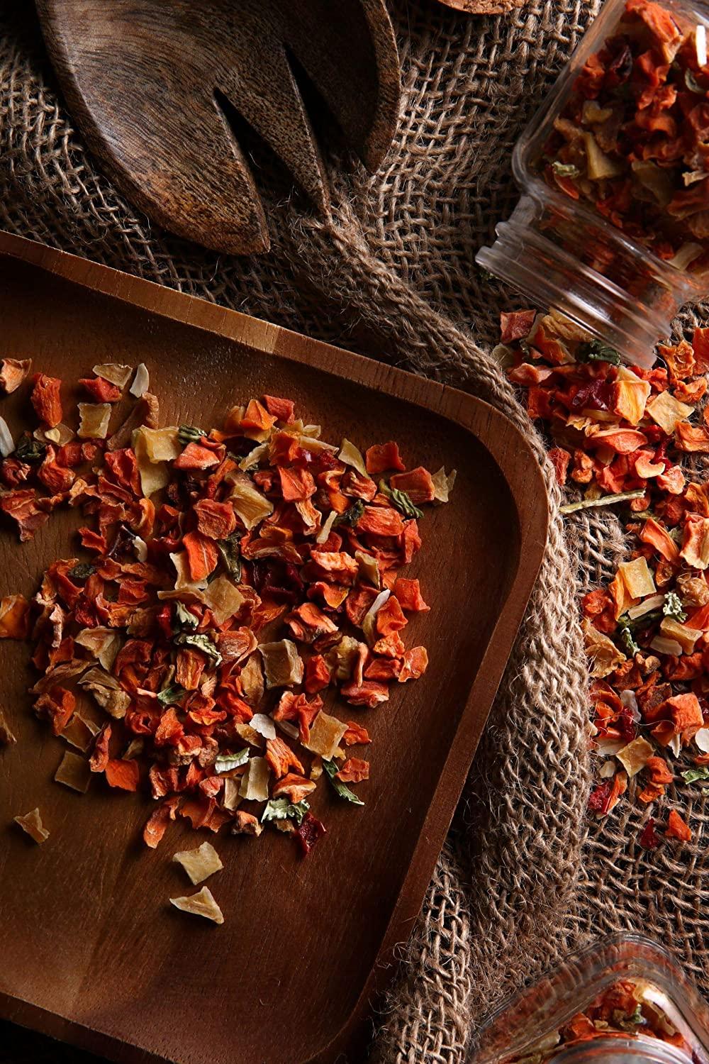 Gourmanity 2 lb Dehydrated Mixed Vegetables, All Natural, Gluten Free