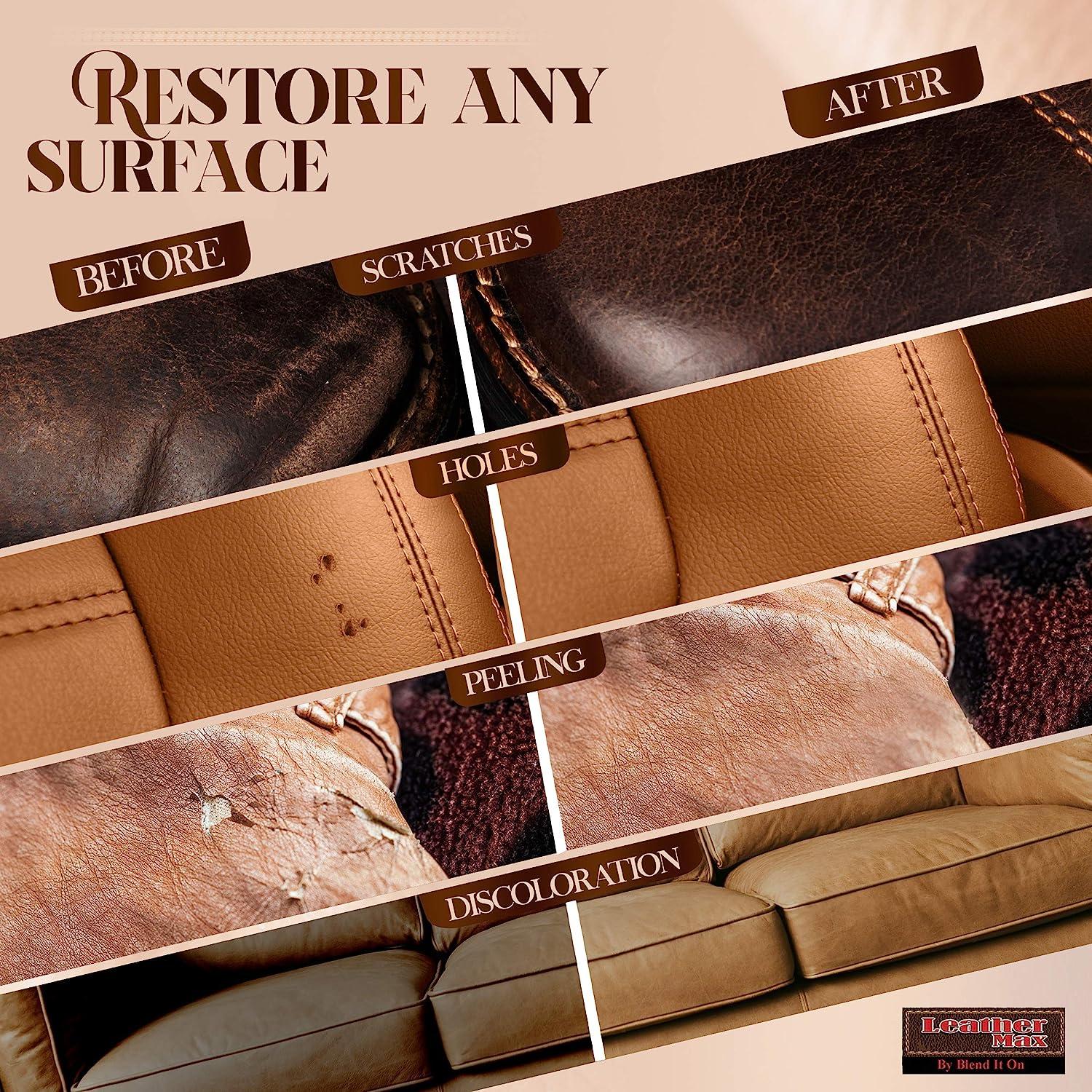 Leather Complete Restoration Kit - Restore Colour To Leather