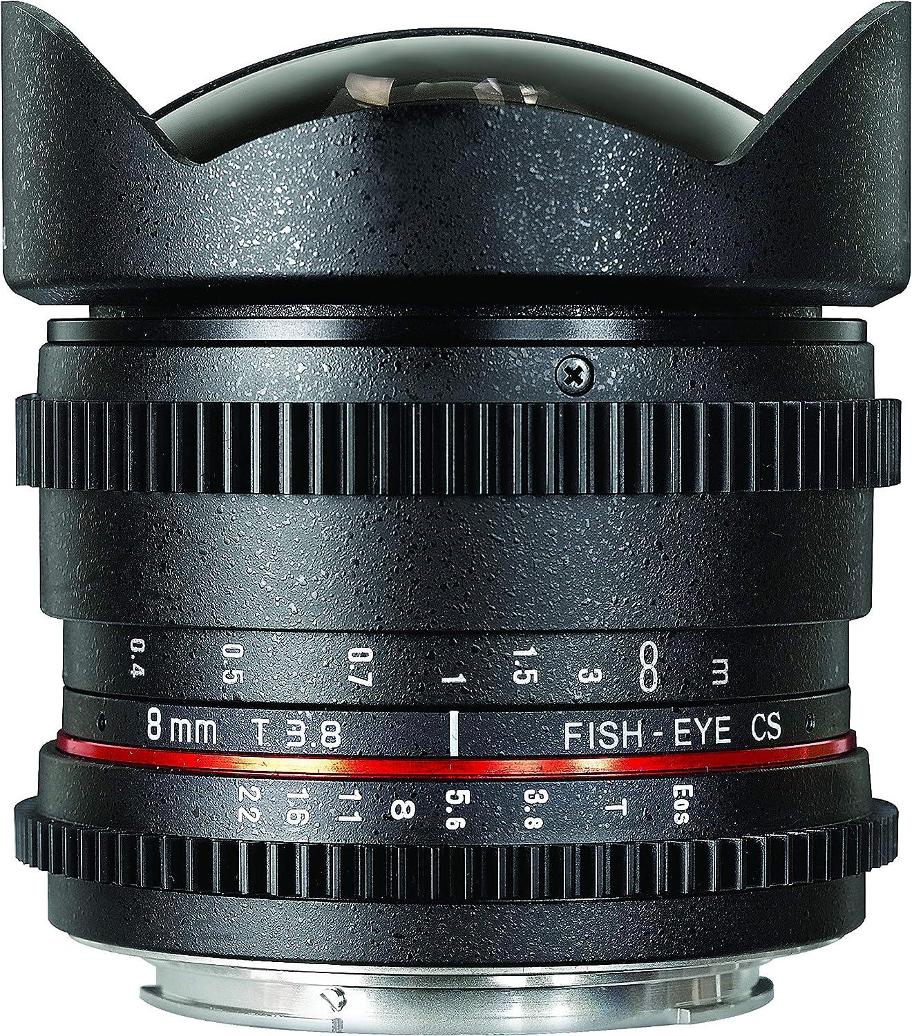 Rokinon RK8MV-C 8mm Cine Fisheye Lens for Canon Video DSLR