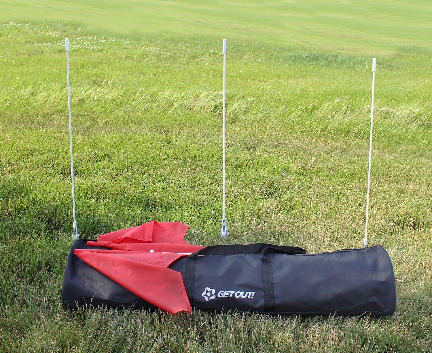Get Out! 40in Carrying Bag for Corner Flags Soccer Flags Soccer Poles