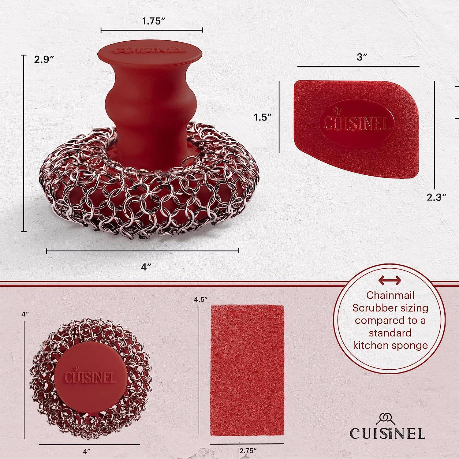 Chainmail Cast Iron Scrubber + Pan Scraper - Thumbnail 5