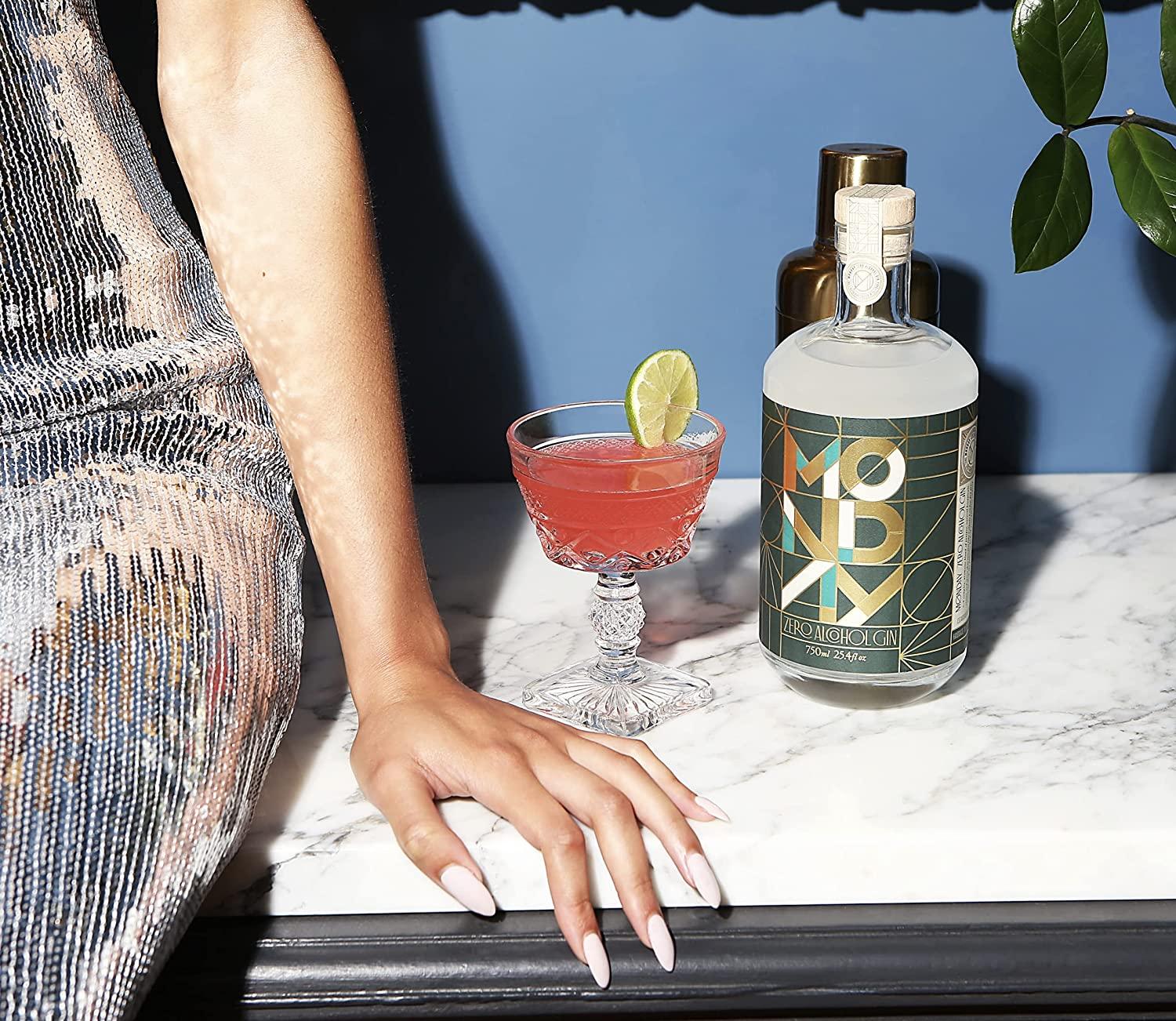 MONDAY Zero Alcohol Gin + Whiskey Variety Pack Award Winning Non