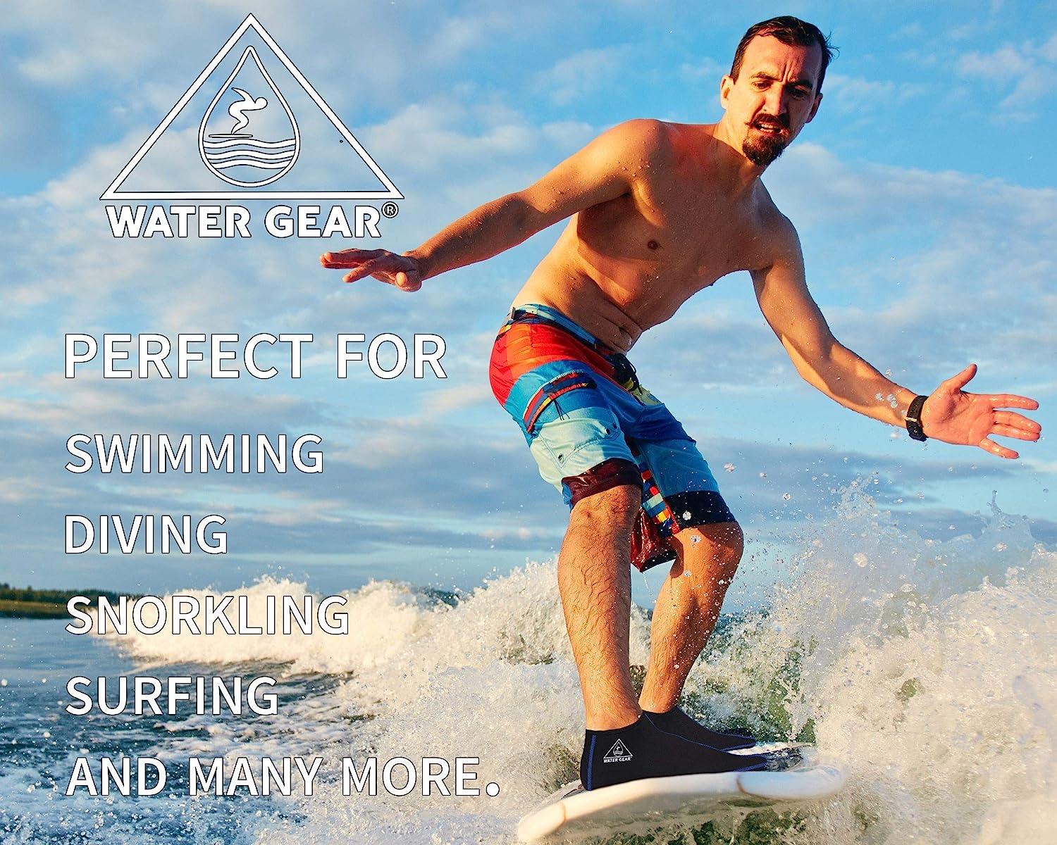 Water Gear Fin Socks Large Men's 9-11 Dive Socks for Scuba