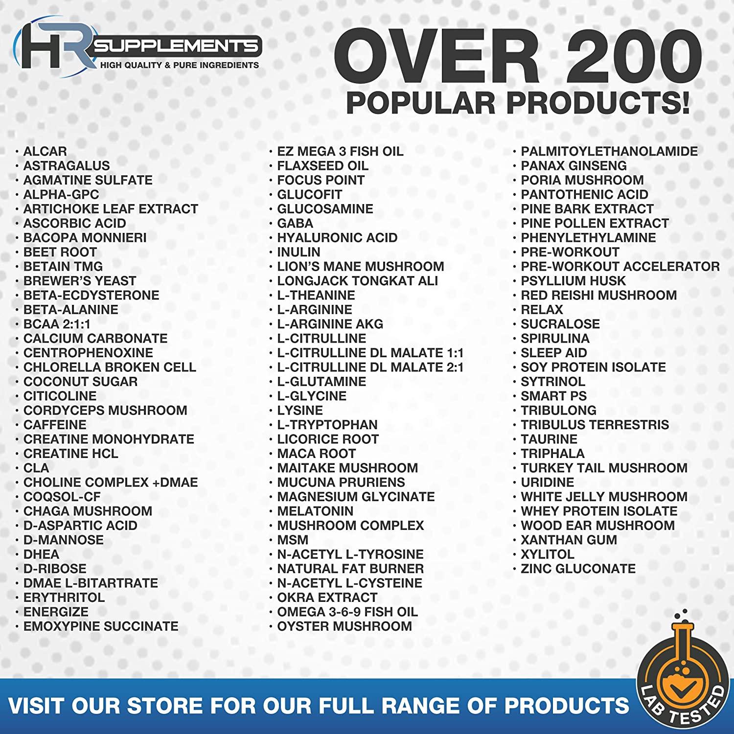 Palmitoylethanolamide (PEA) 400mg Capsules Natural Pain Relief & Anti