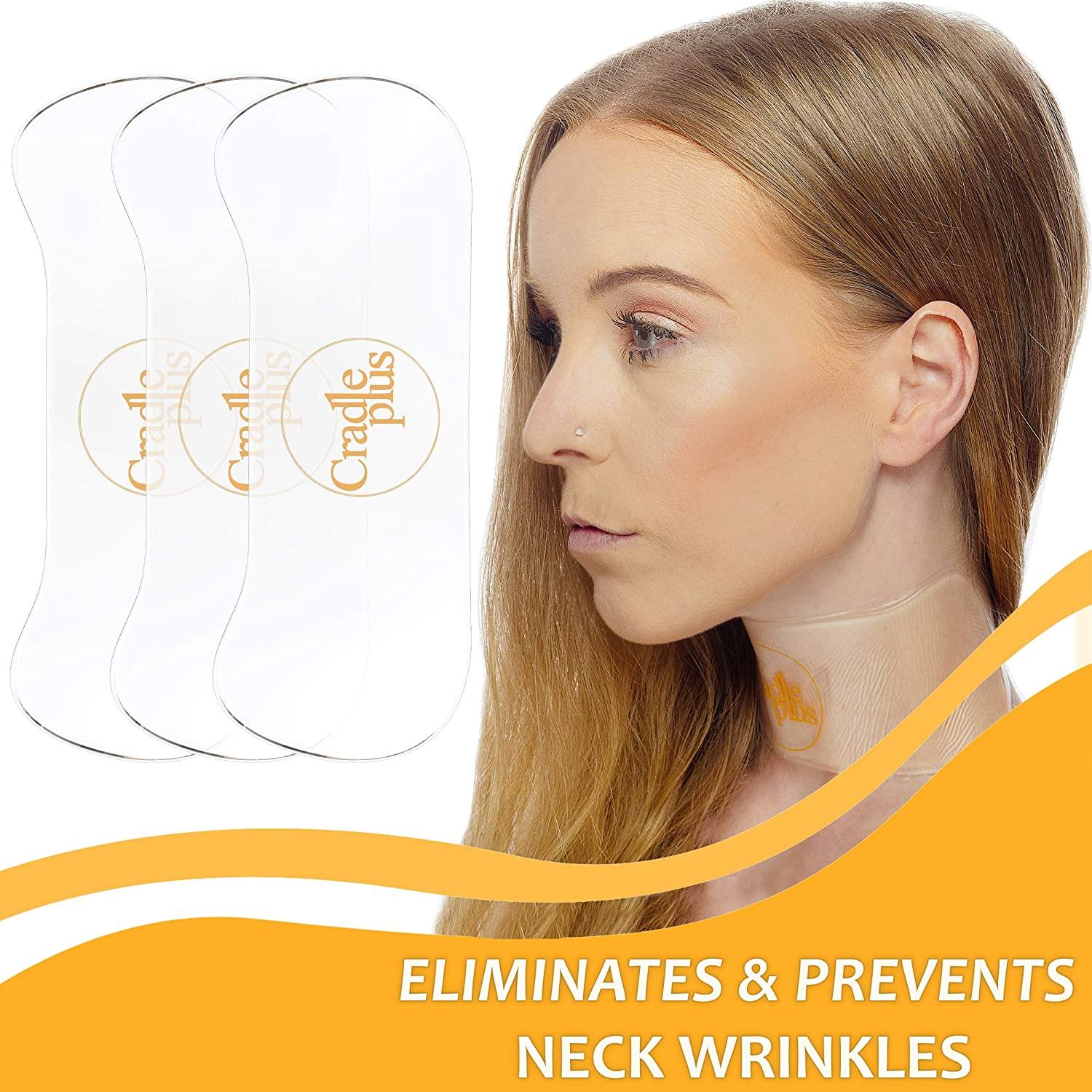 Silicone Neck Wrinkle Pads with Strap Pack of 3 Reusable AntiAging