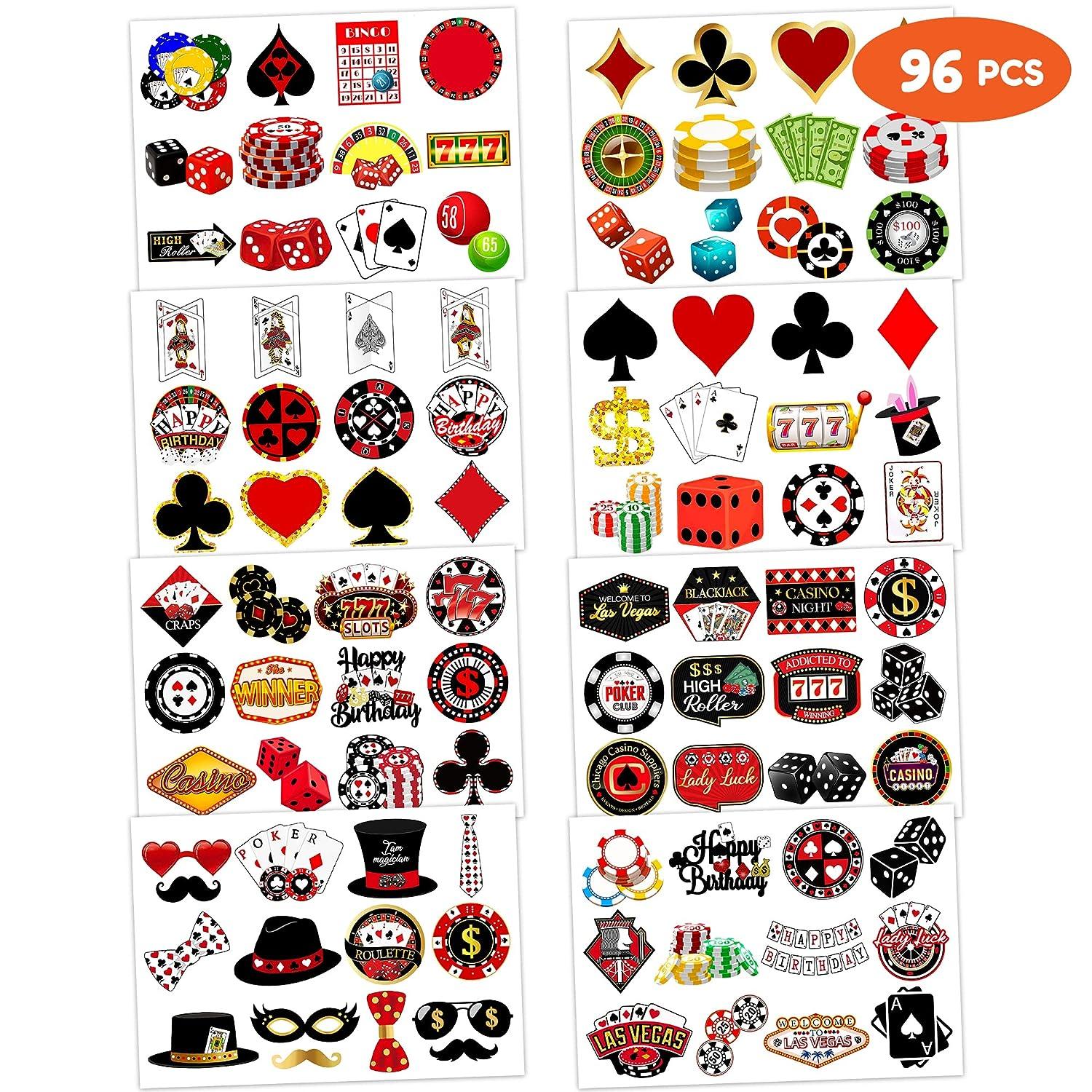 casino-theme-temporary-tattoos-8-sheets-96-pcs-cute-tattoo-stickers-for-kids-party-decor-favors-buy-now-with-express-international-delivery-gosupps-com