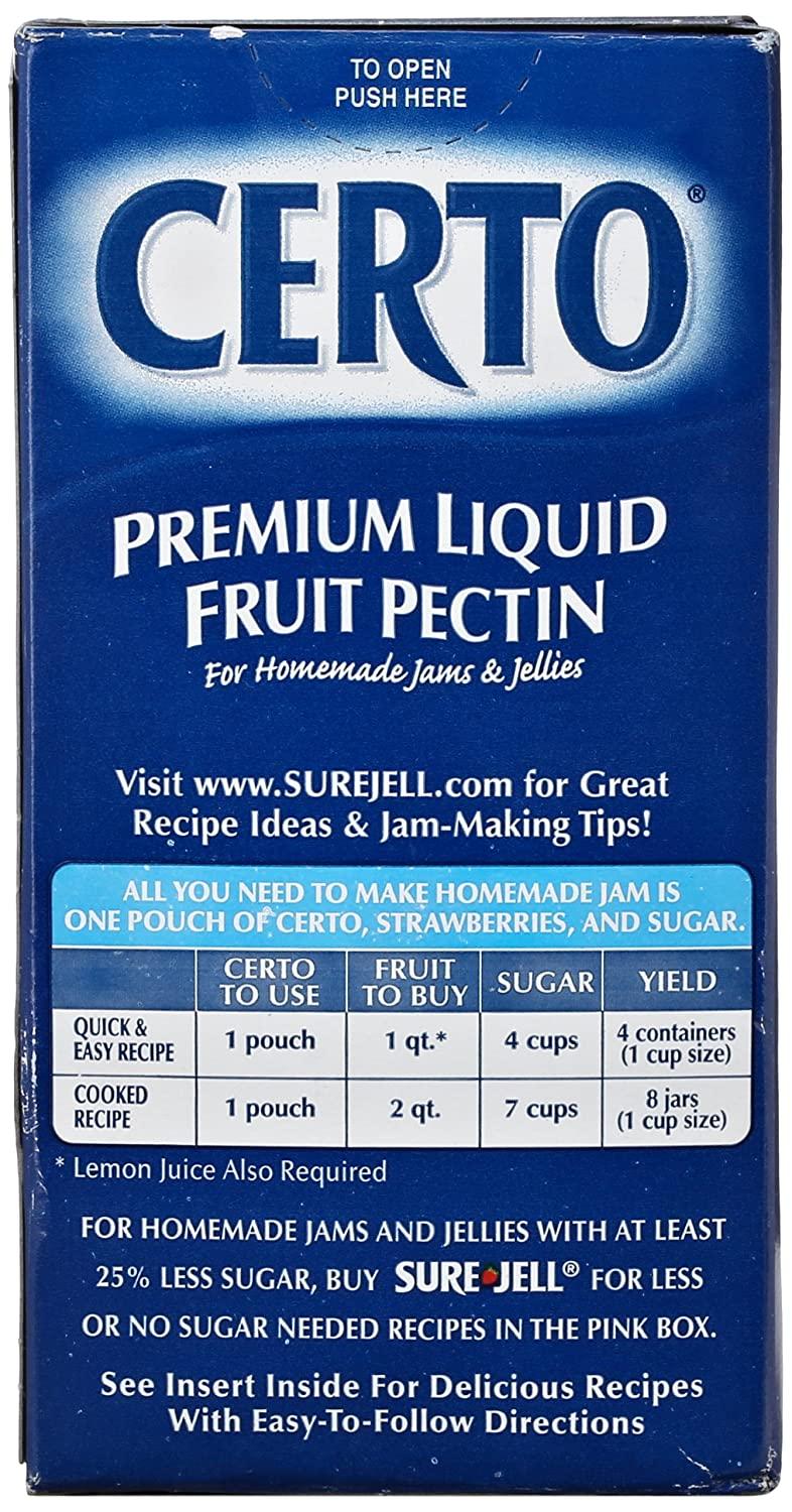 Certo Premium Liquid Fruit Pectin (6 fl oz Box)