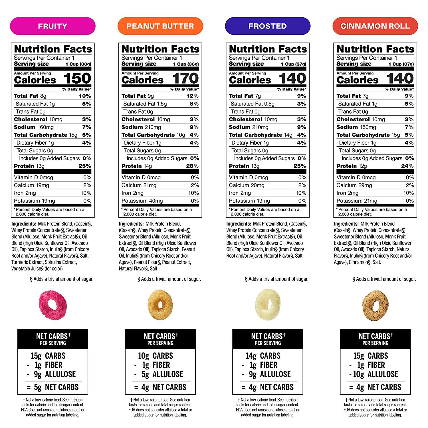 Magic Spoon Cereal Variety 8Pack Single Serve Cups Keto Gluten