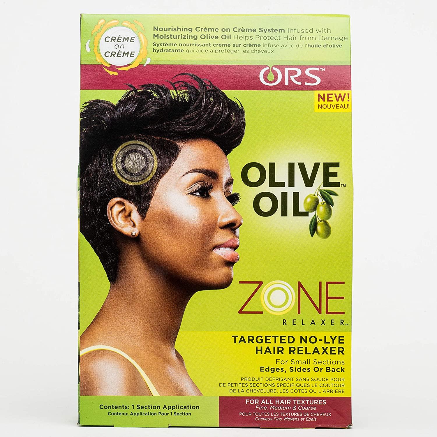 ORS Olive Oil Zone Relaxer Kit Smooth & Straight Hair Pack of 1