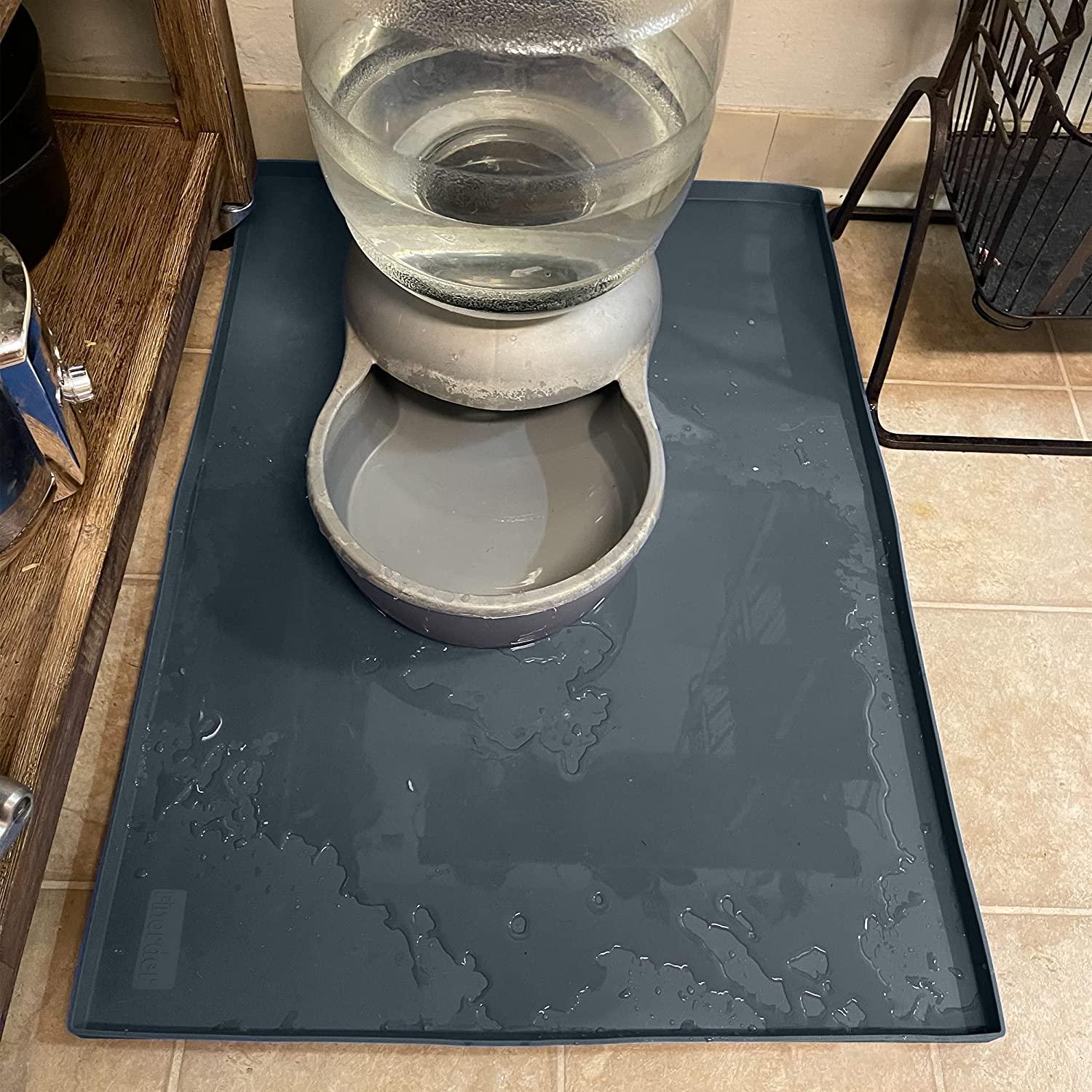 Rubber pet food cheap tray