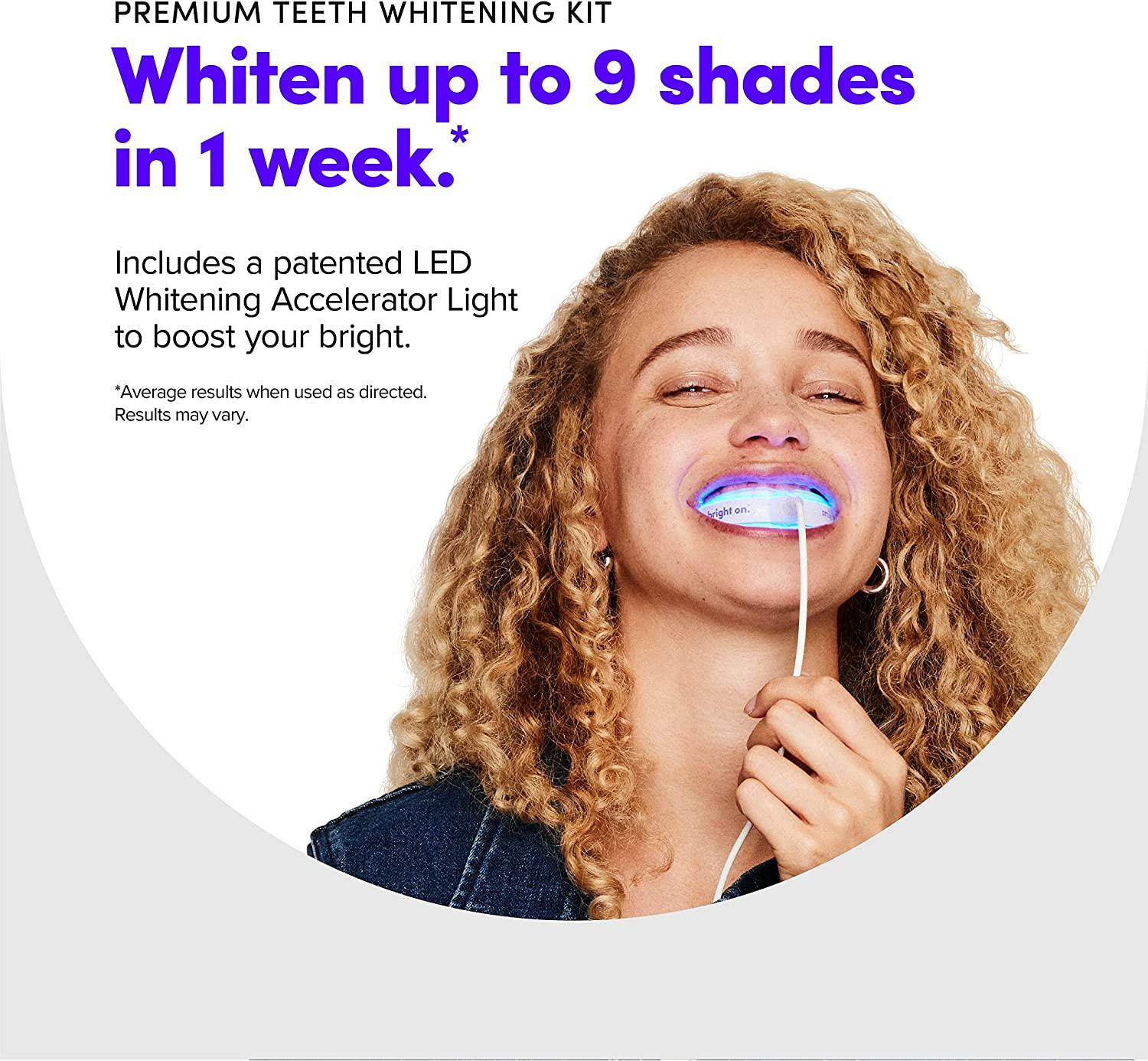 Teeth Whitening Kit with LED Light 4 Pack Gel Pens