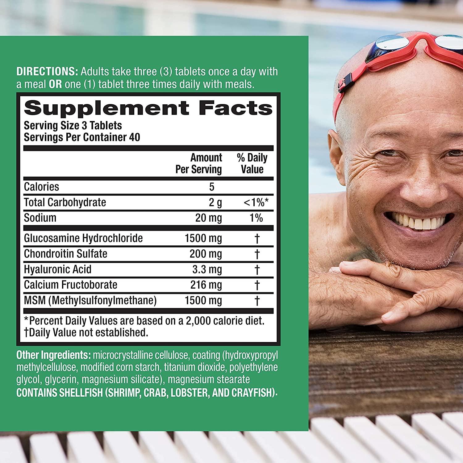 Move Free Advanced Glucosamine Chondroitin MSM Joint Support Supplement