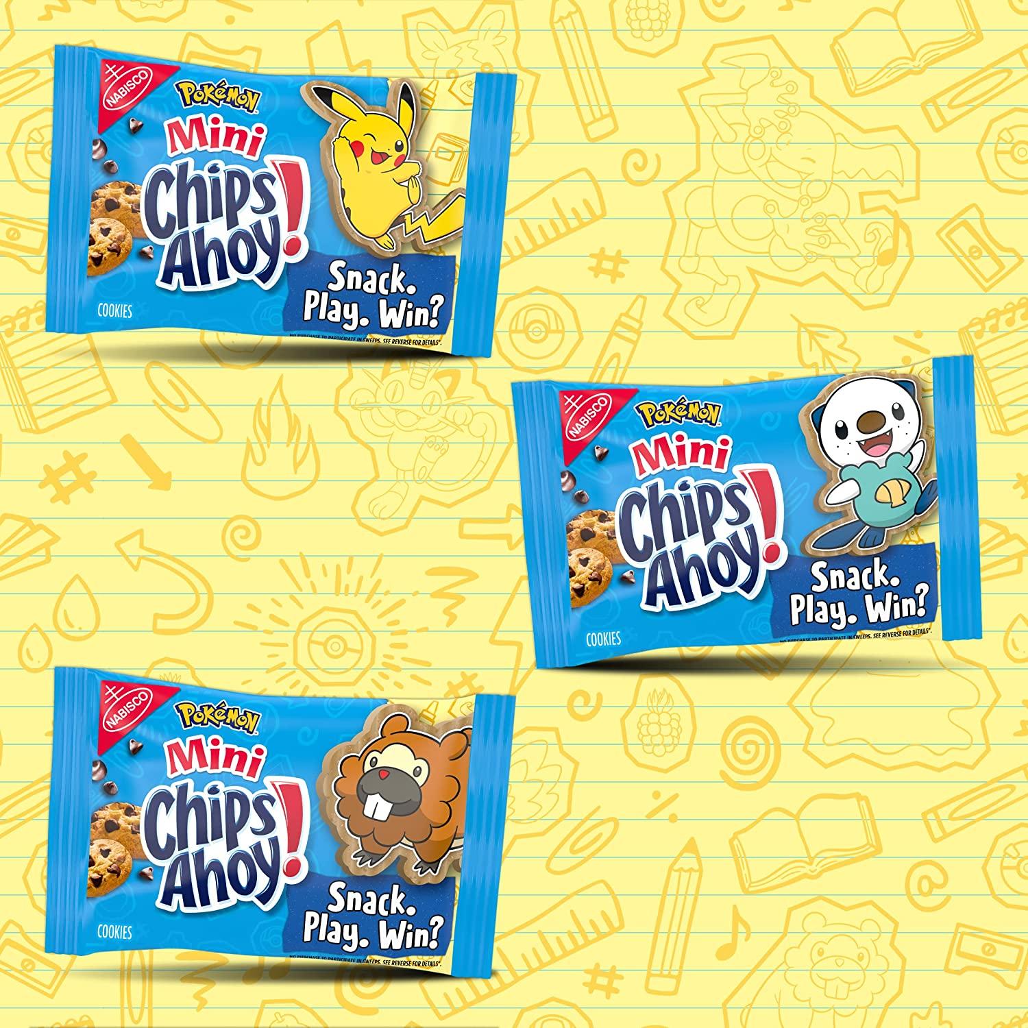 CHIPS AHOY! Mini Chocolate Chip Cookies, 12 Snack Packs