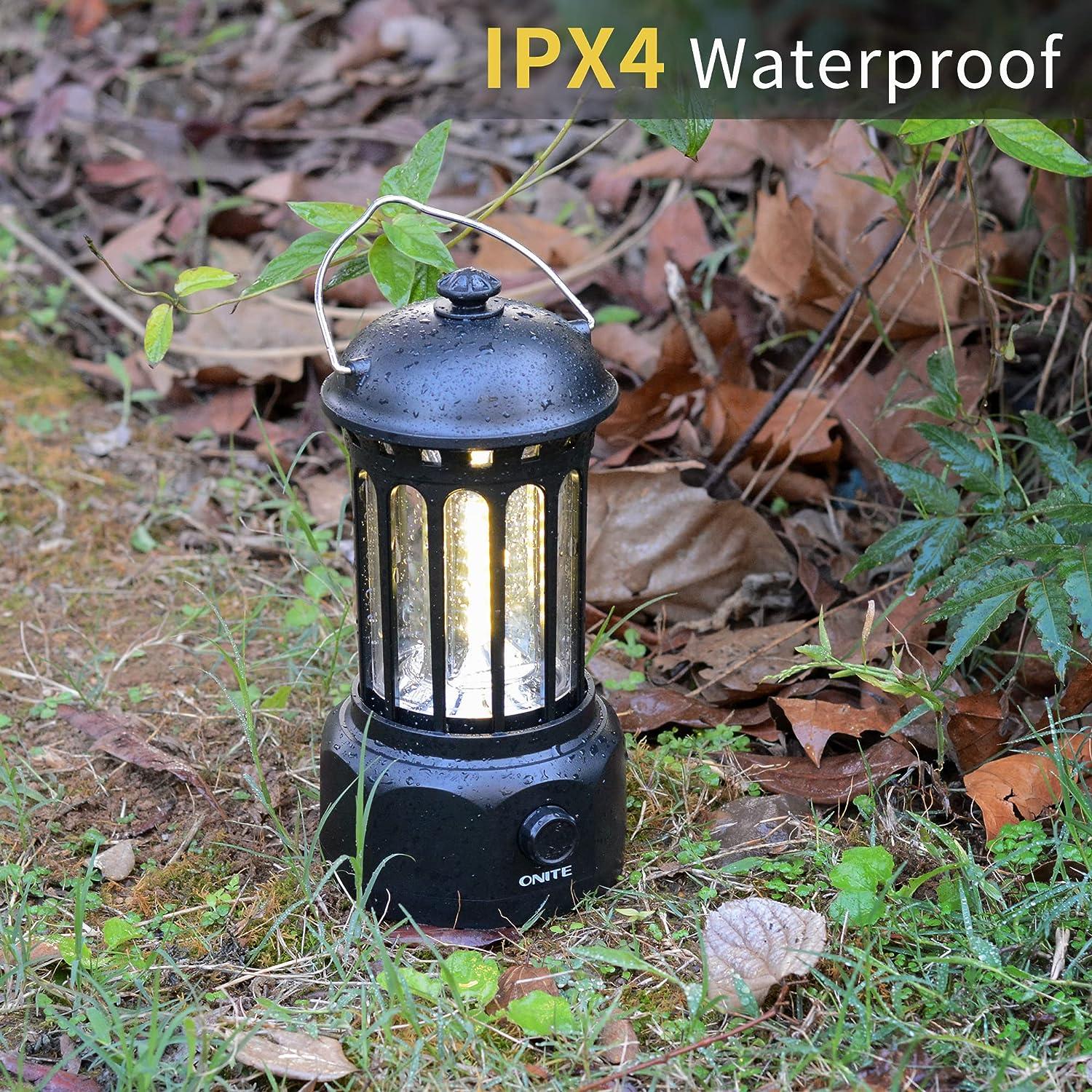 Rechargeable Camping Lantern Stepless Dimming Portable Waterproof