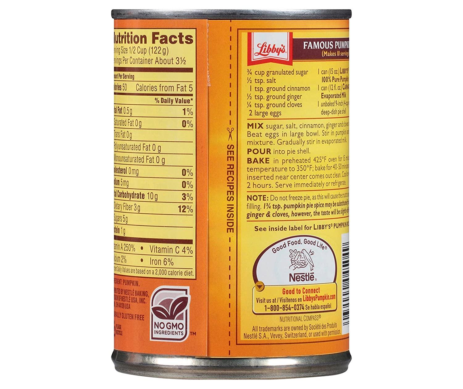 Libby's 100% Pure Pumpkin - 15oz, 2PK 15 Ounce (Pack of 2)