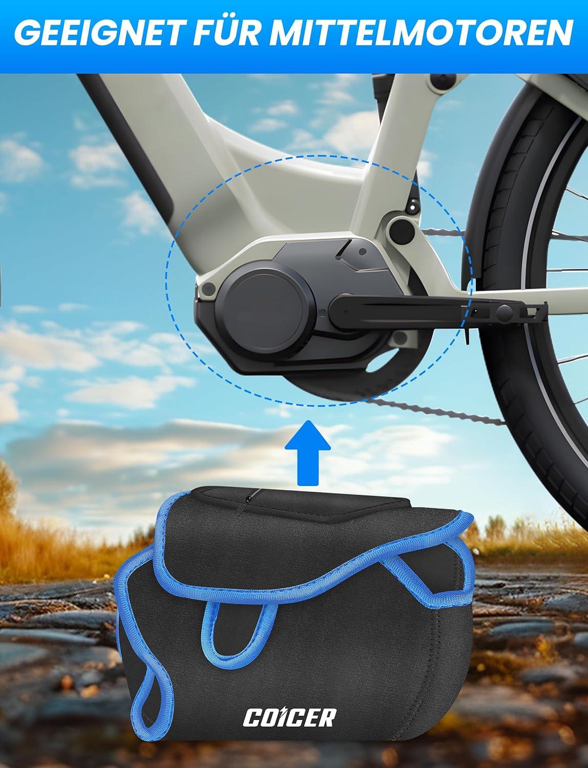 COICER Ebike Mid-Engine Protective Cover Bike Rack Transport