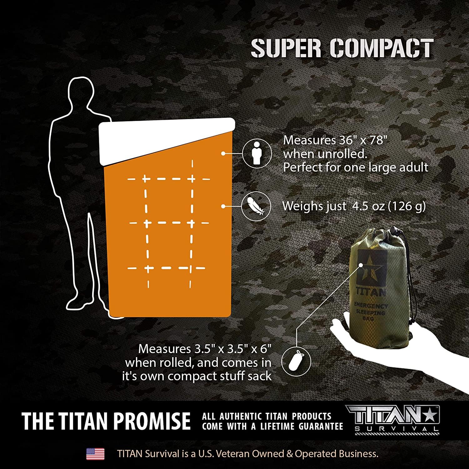 Titan Survival s Extra Thick Emergency Mylar Sleeping Bag