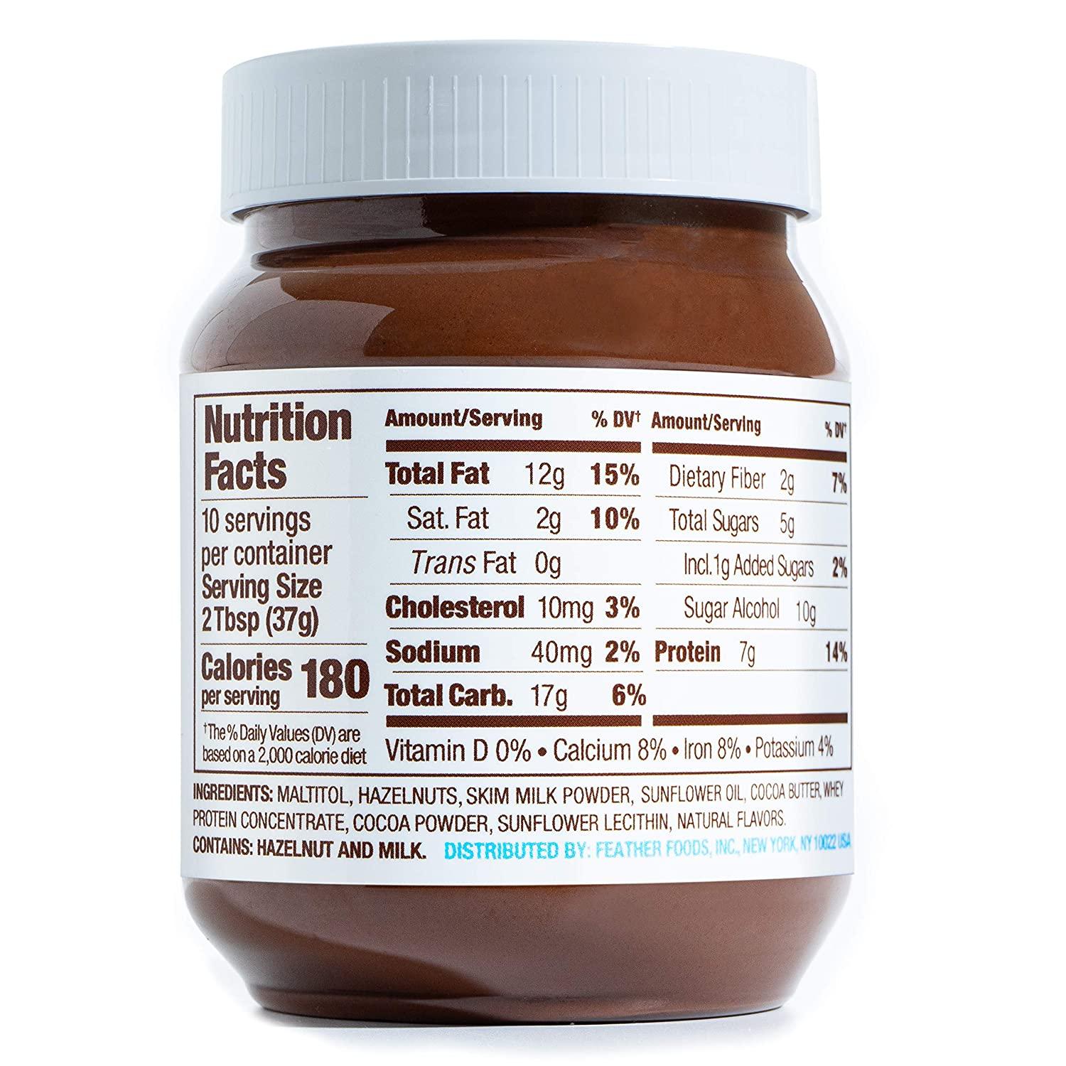 Pongo Cocoa Hazelnut Protein Spread Low Sugar and Low Carb Natural