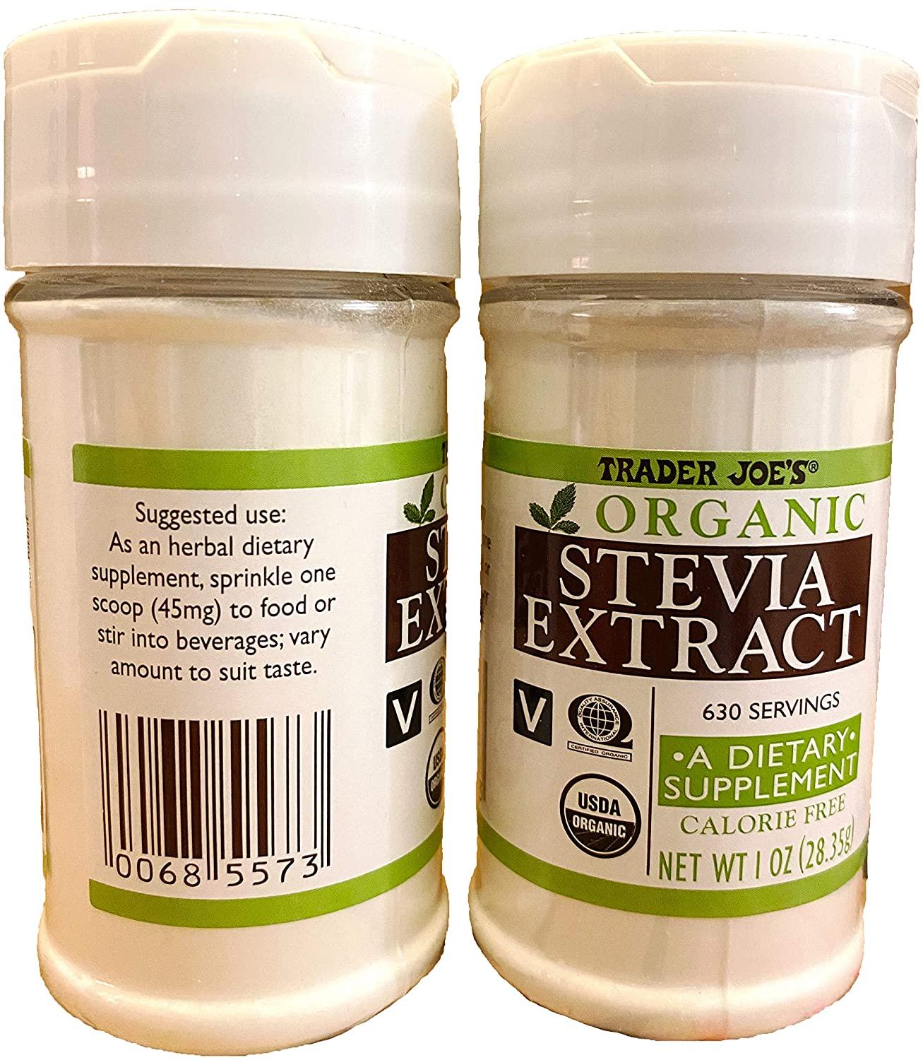 TRADER JOES Stevia Extract 2 Pack