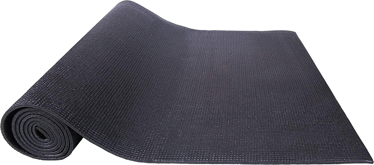 BalanceFrom All-Purpose 1-Inch Extra Thick High Density Anti-Tear Exercise Yoga  Mat with Carrying Strap 