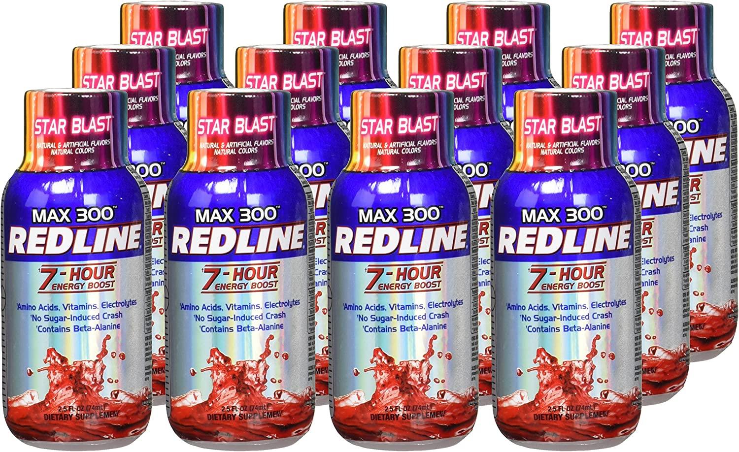 VPX Redline Power Rush 7-Hour Energy Max 300 Supplement, Star