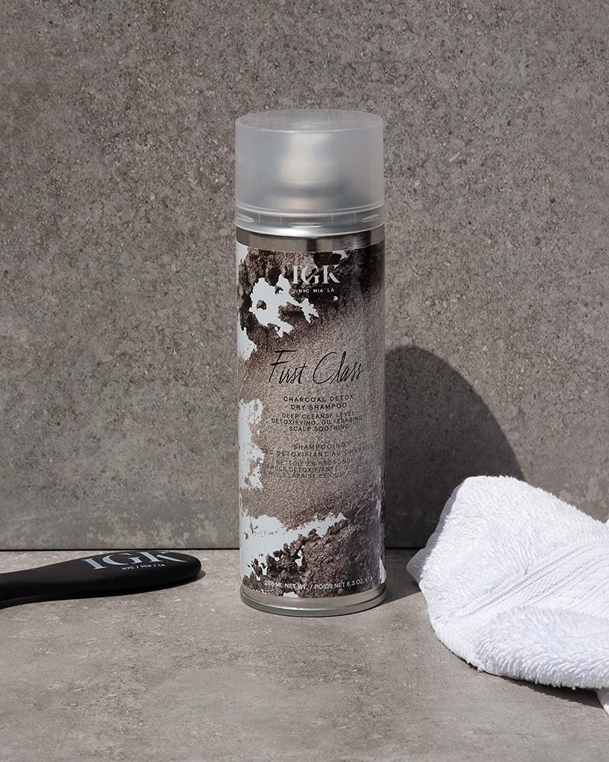 IGK FIRST CLASS Charcoal Detox Dry Shampoo 6.3 Ounce