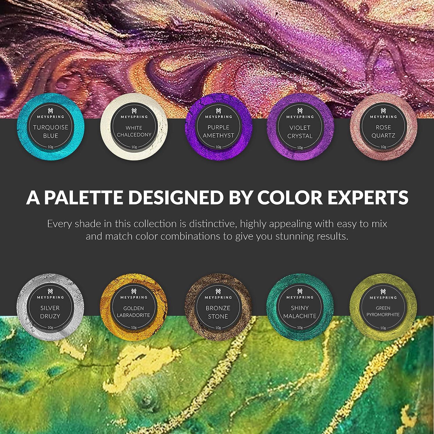 MEYSPRING Purple Amethyst Epoxy Resin Color Pigment - 50g - Mica Powder for Epoxy